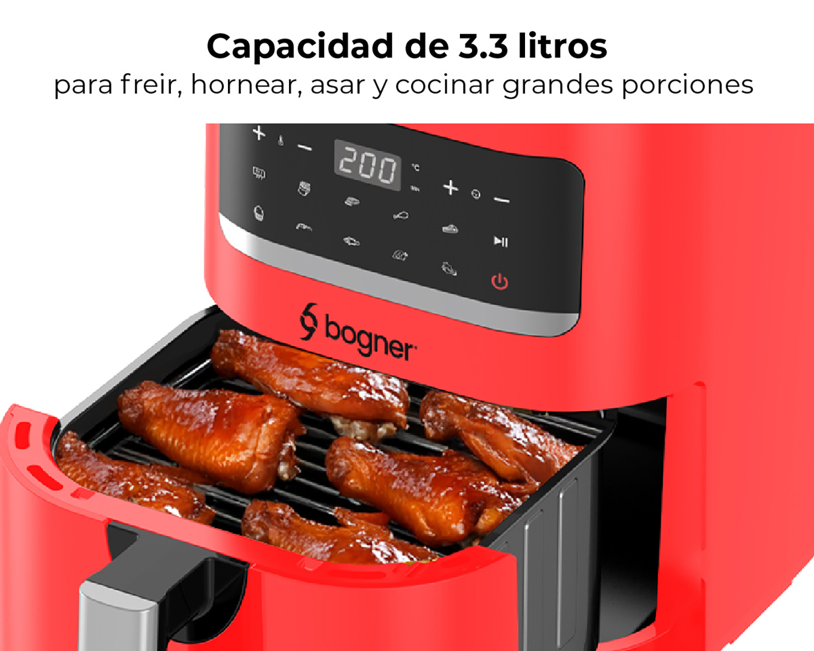 Foto 7 pulgar | Foto 6 | Freidora de Aire Bogner de 3.3 Litros