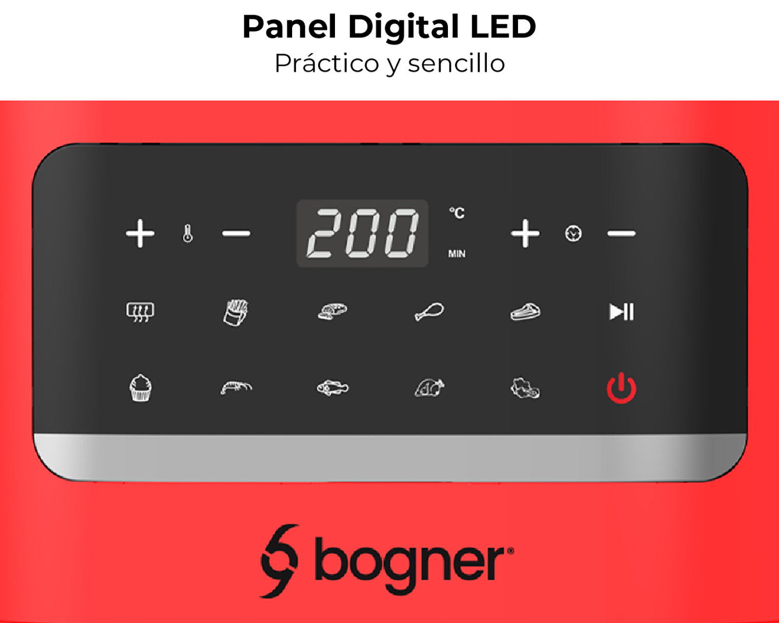 Foto 8 pulgar | Foto 7 | Freidora de Aire Bogner de 3.3 Litros