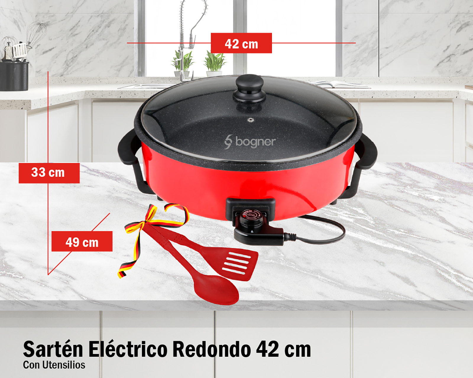 Foto 8 | Foto 8 | Sartén Eléctrico Bogner BEFP42 Antiadherente