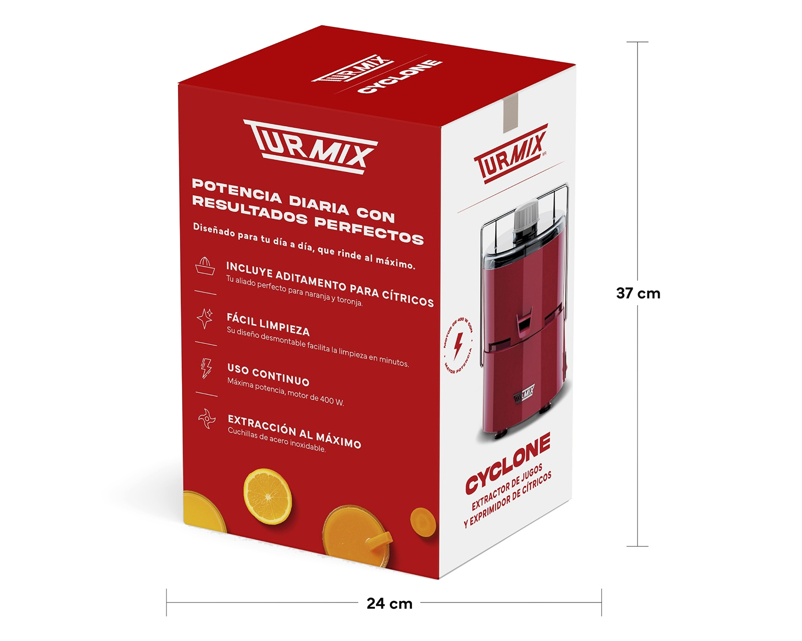 Foto 8 pulgar | Foto 7 | Extractor de Jugos 2 en 1 Turmix Cyclone 400 W