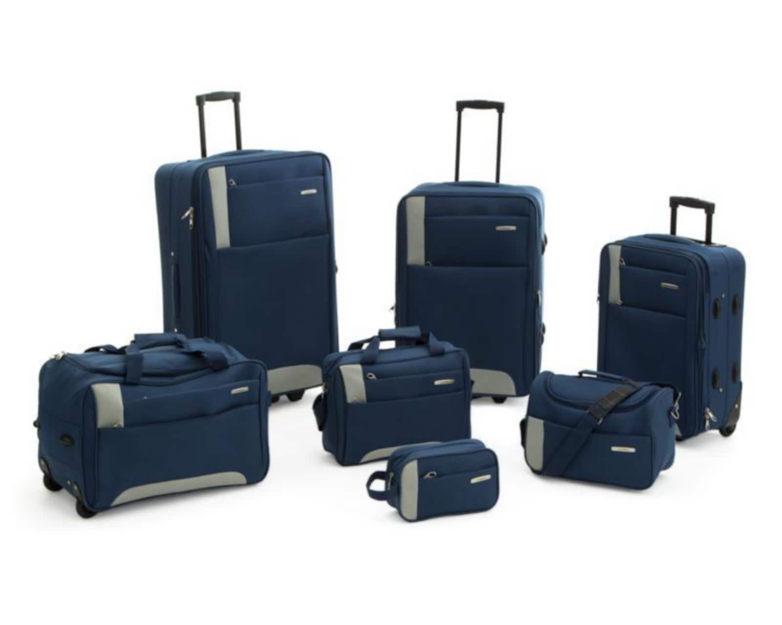 Foto 2 pulgar | Foto 1 | Juego de Maletas Linoble Set Blue 7 Piezas