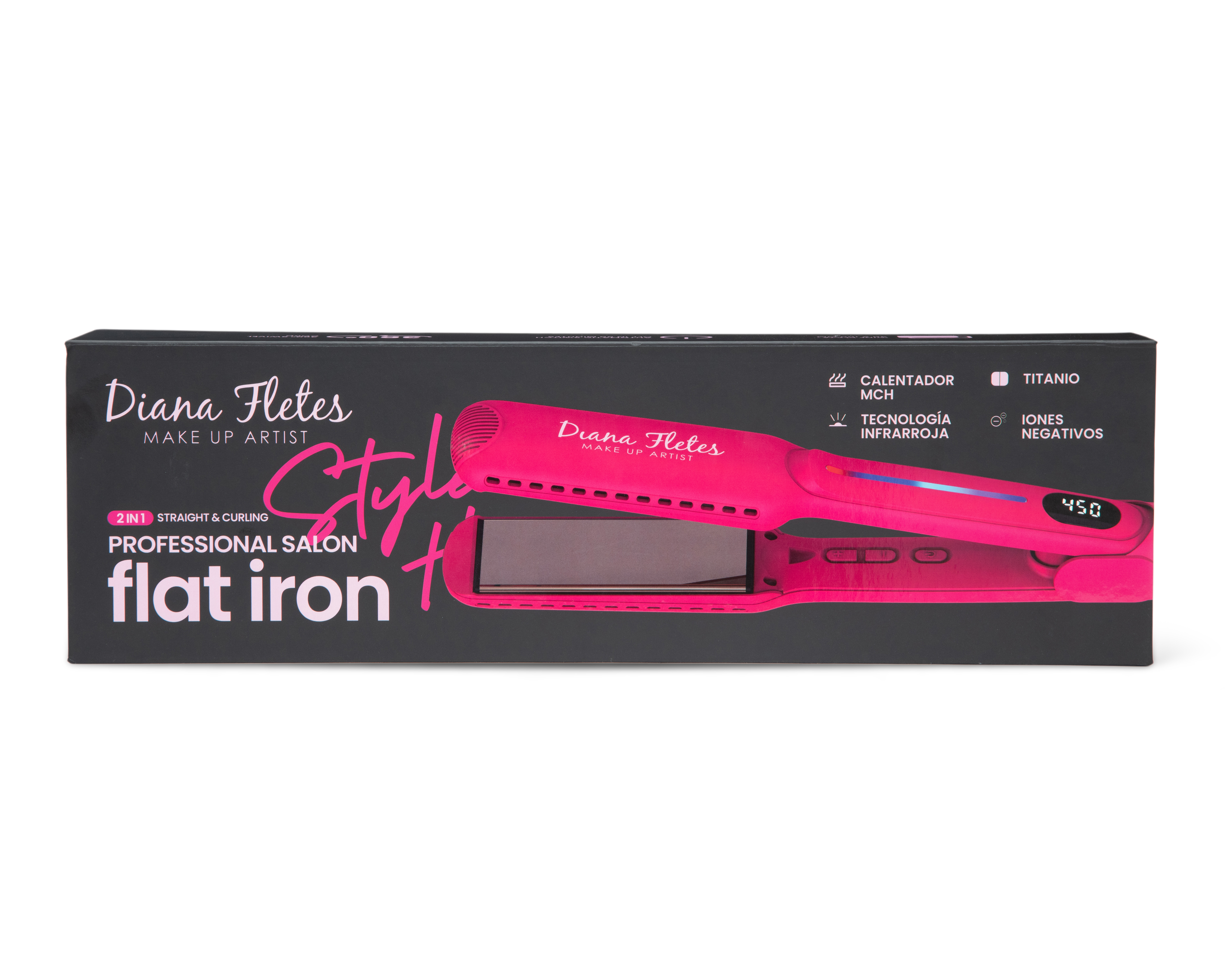 Foto 5 | Foto 5 | Plancha para Cabello Diana Fletes Infrarroja de Titanio