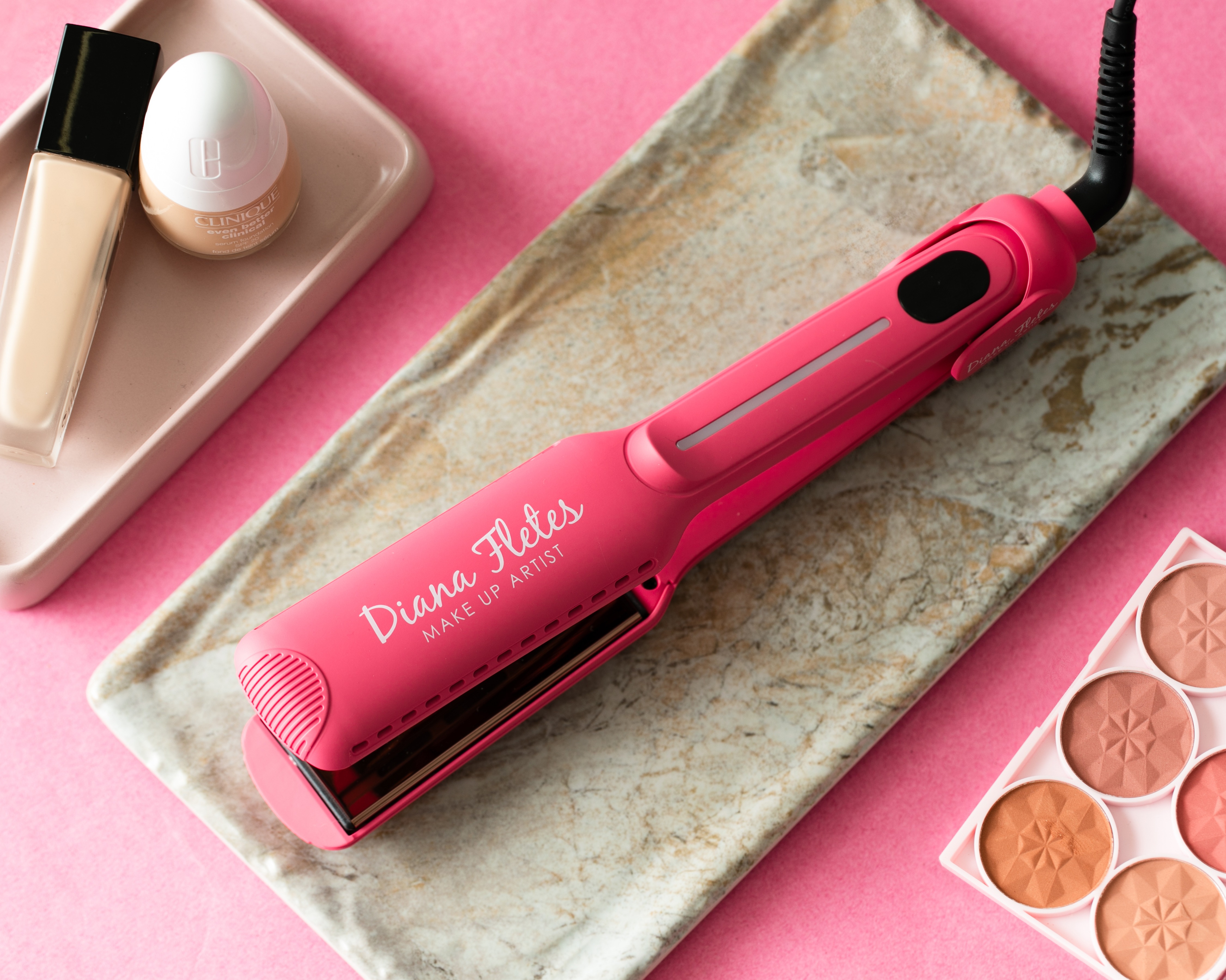 Foto 6 | Foto 6 | Plancha para Cabello Diana Fletes Infrarroja de Titanio