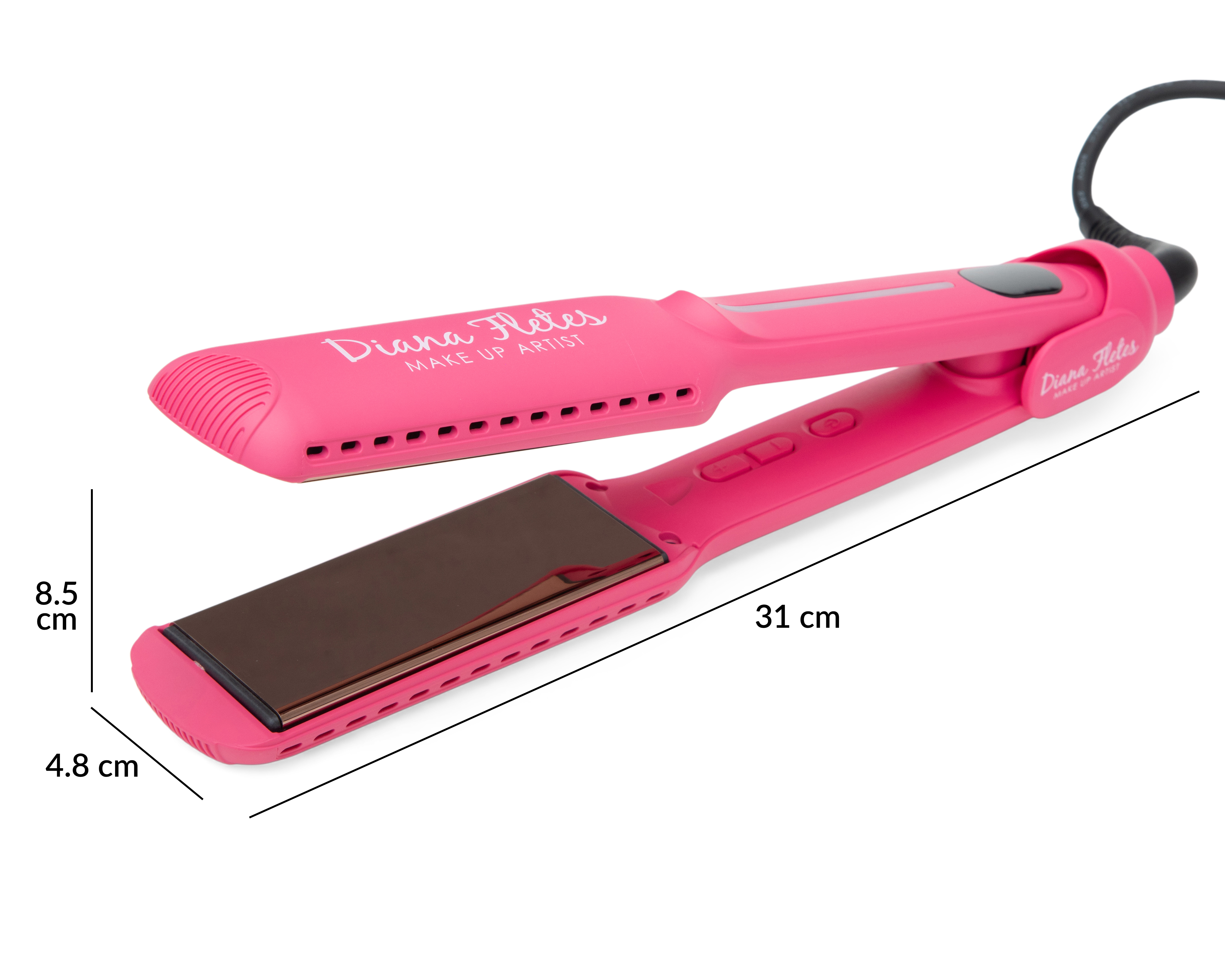 Foto 7 | Foto 7 | Plancha para Cabello Diana Fletes Infrarroja de Titanio