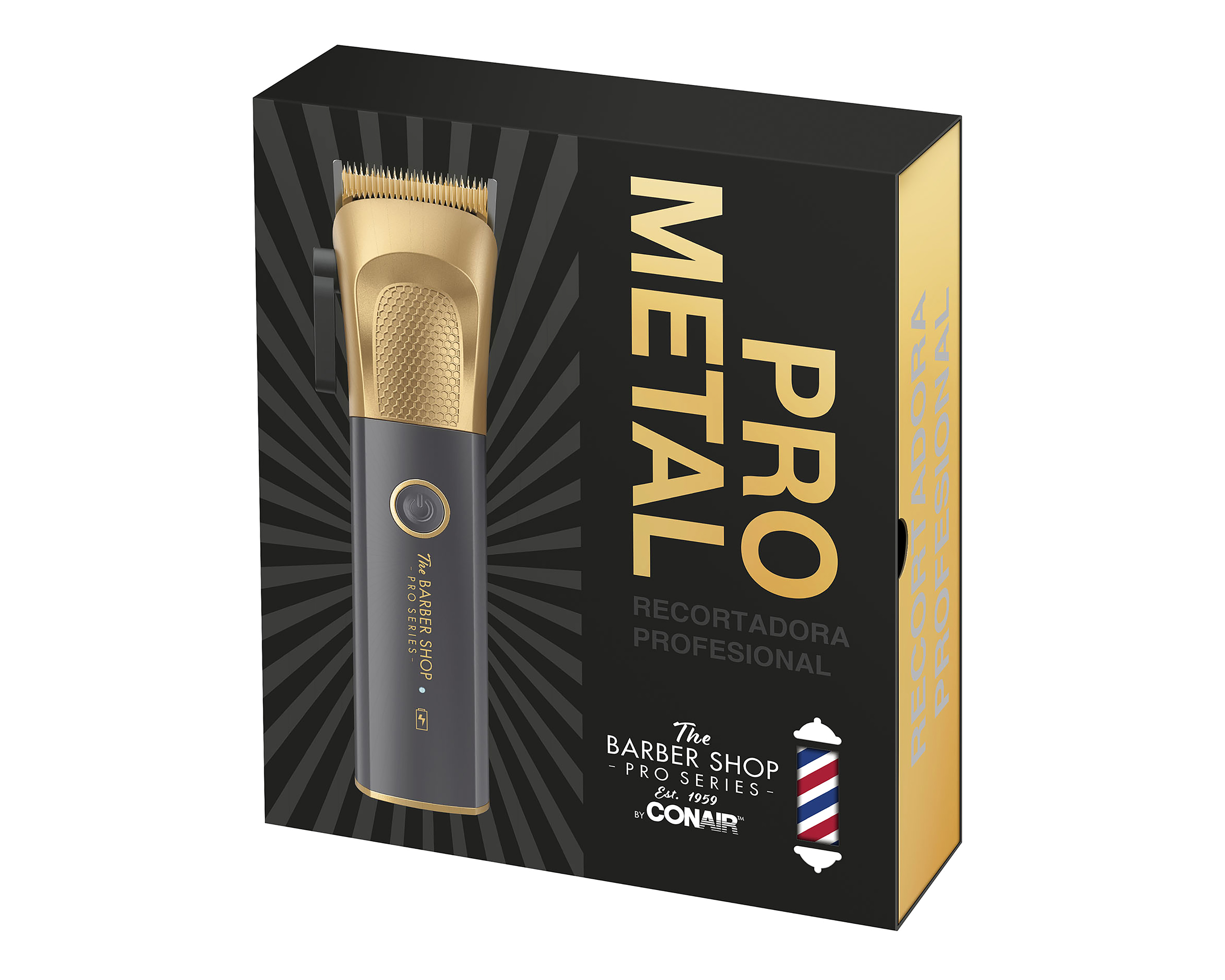 Foto 5 pulgar | Foto 4 | Juego de Peluquería Conair Metal Pro Inalámbrico 14 Piezas