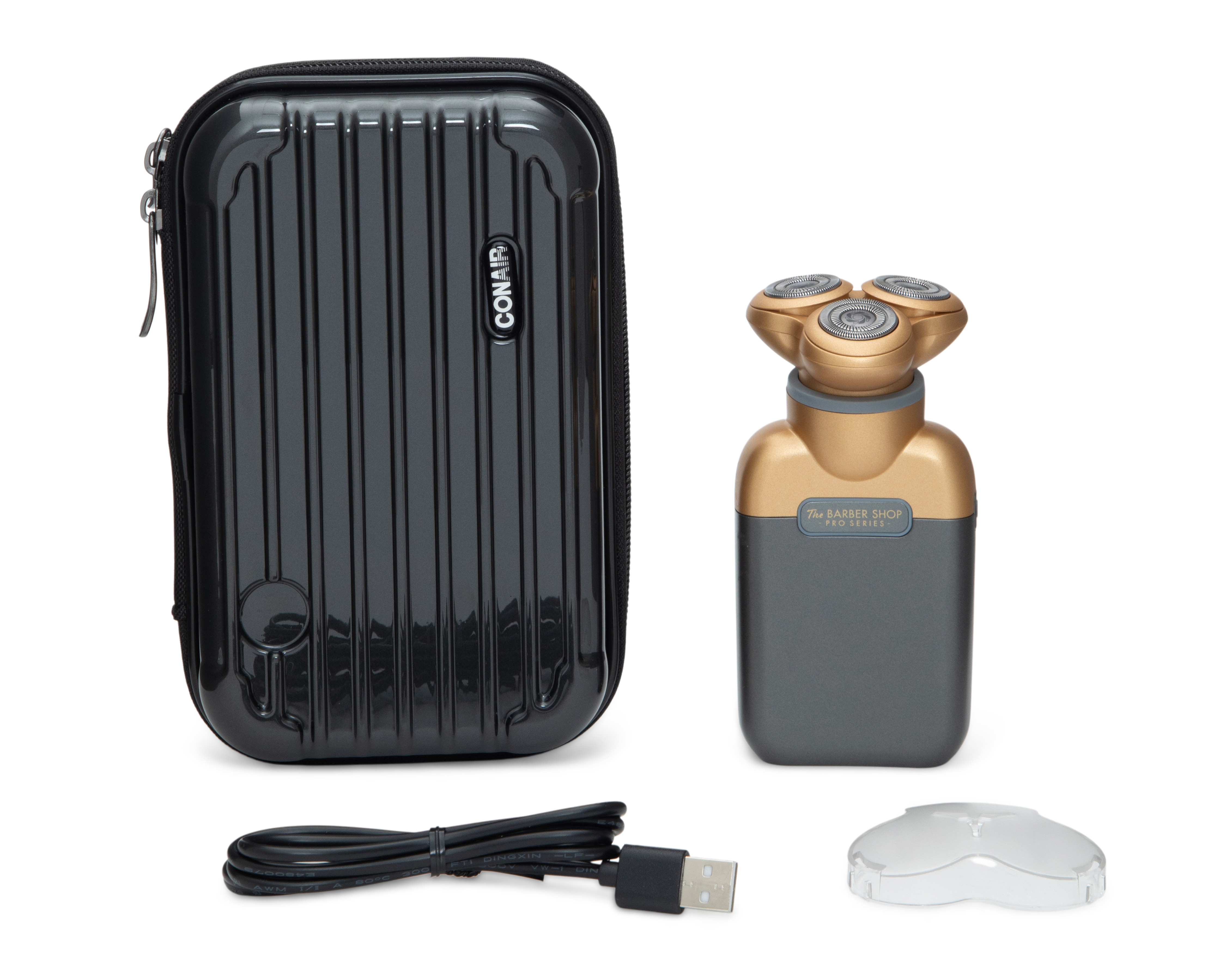 Foto 2 pulgar | Foto 1 | Rasuradora Recargable Conair SHV270GES Metal Pro Cabezales Rotativos 5 Piezas