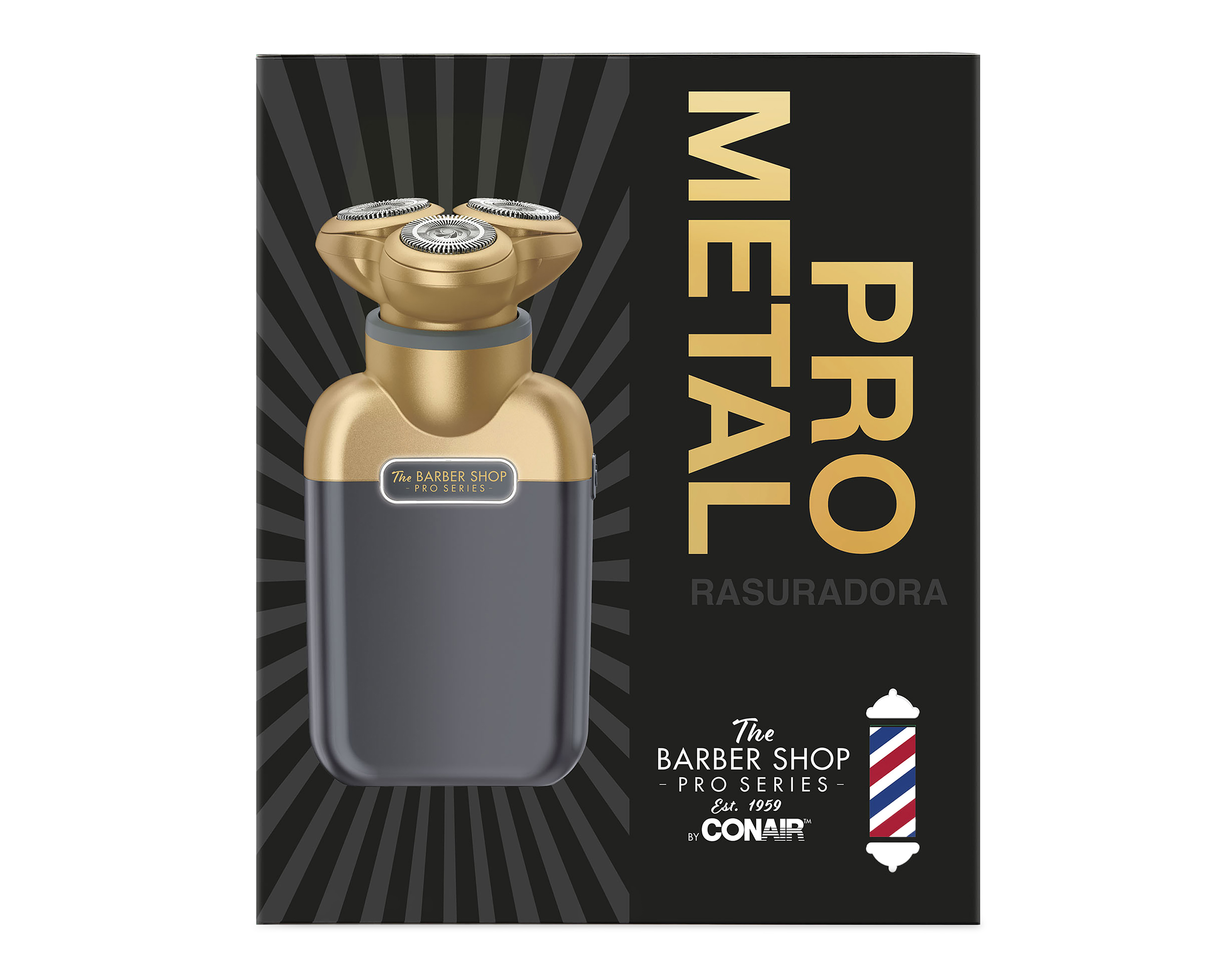 Foto 6 pulgar | Foto 5 | Rasuradora Recargable Conair SHV270GES Metal Pro Cabezales Rotativos 5 Piezas