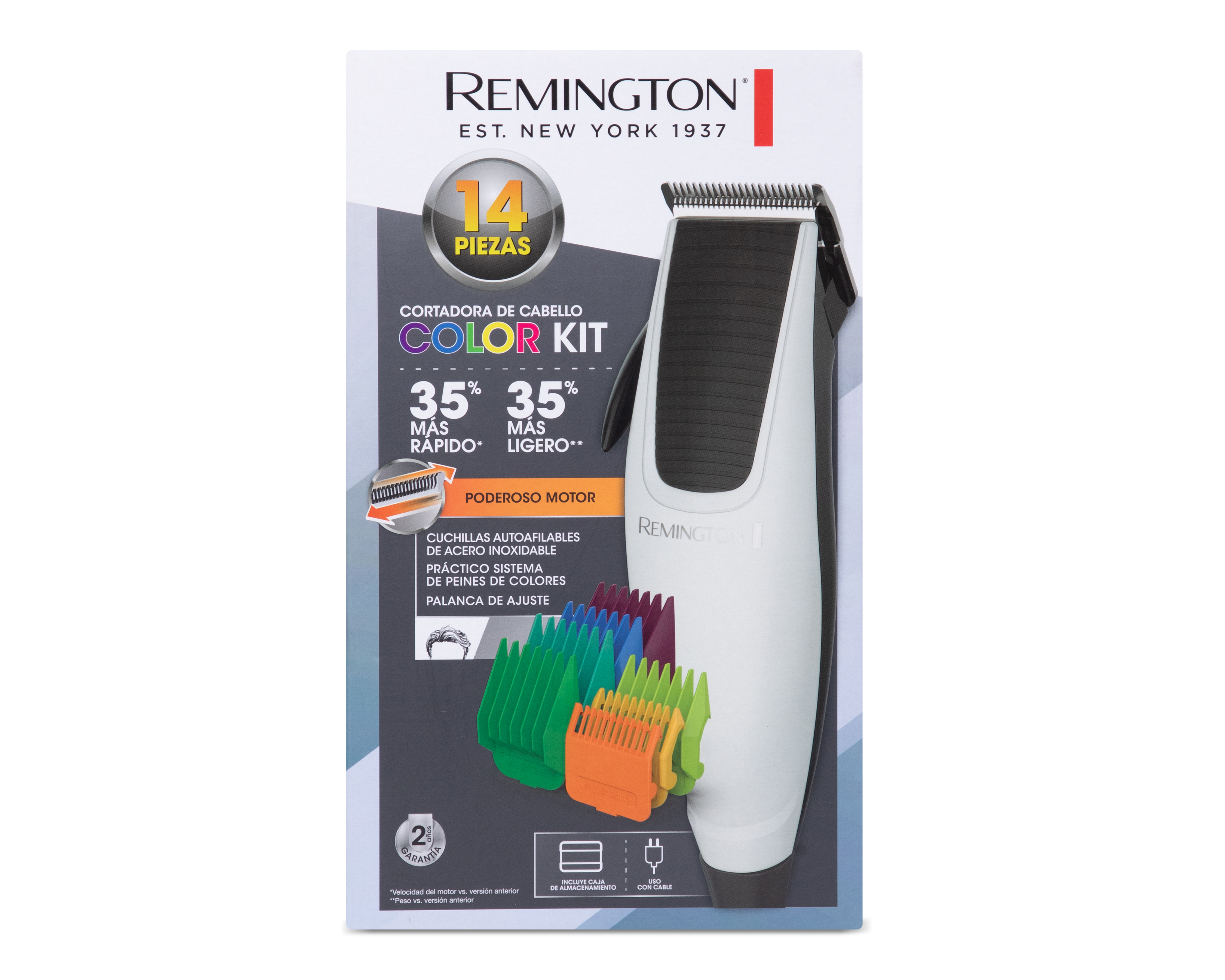 Foto 6 pulgar | Foto 5 | Kit de Máquina para Cortar Cabello Remington Color Kit con Estuche 14 Piezas