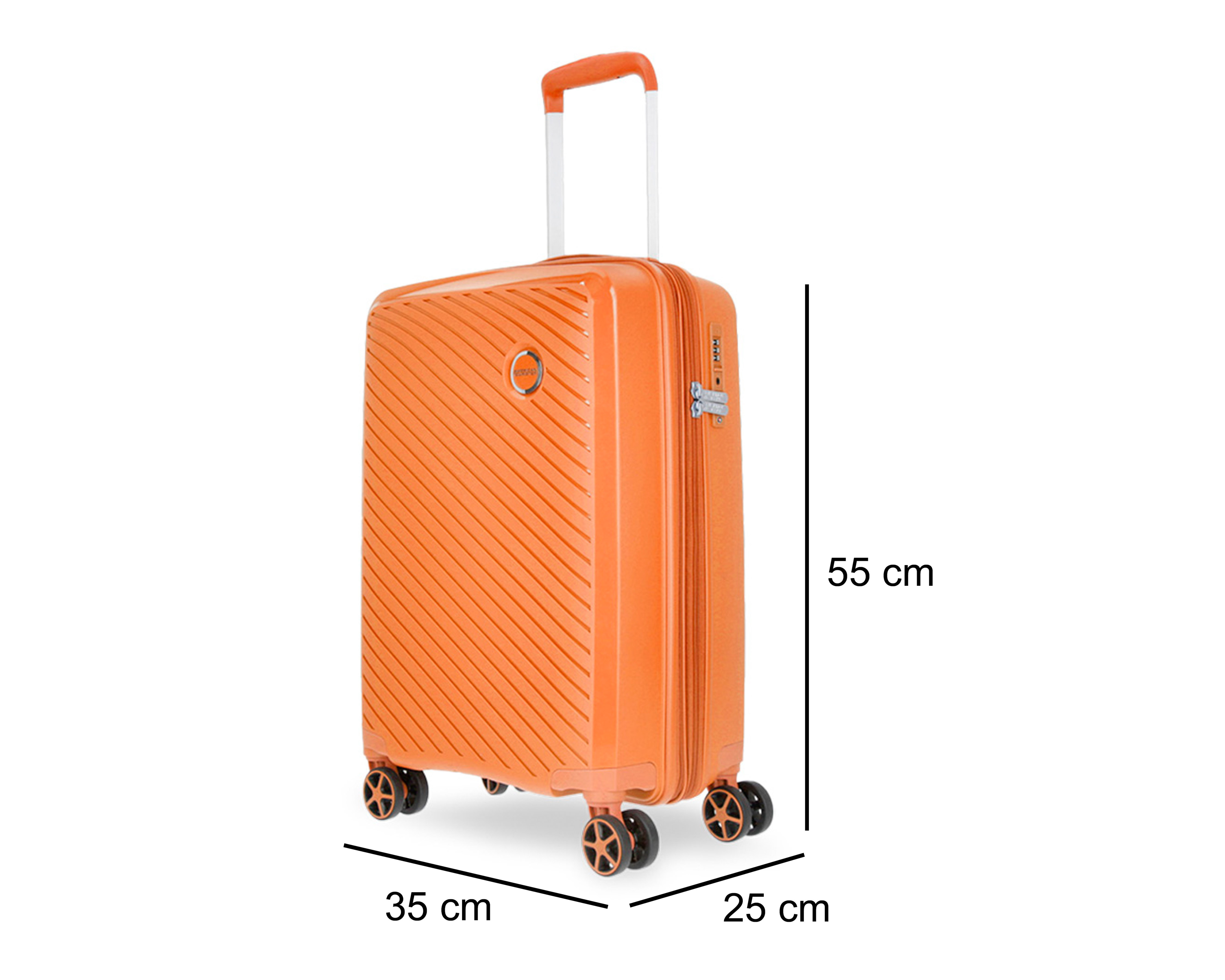 Foto 10 | Foto 10 | Maleta con Ruedas American Tourister Zanzibar 21 Pulgadas Anaranjada