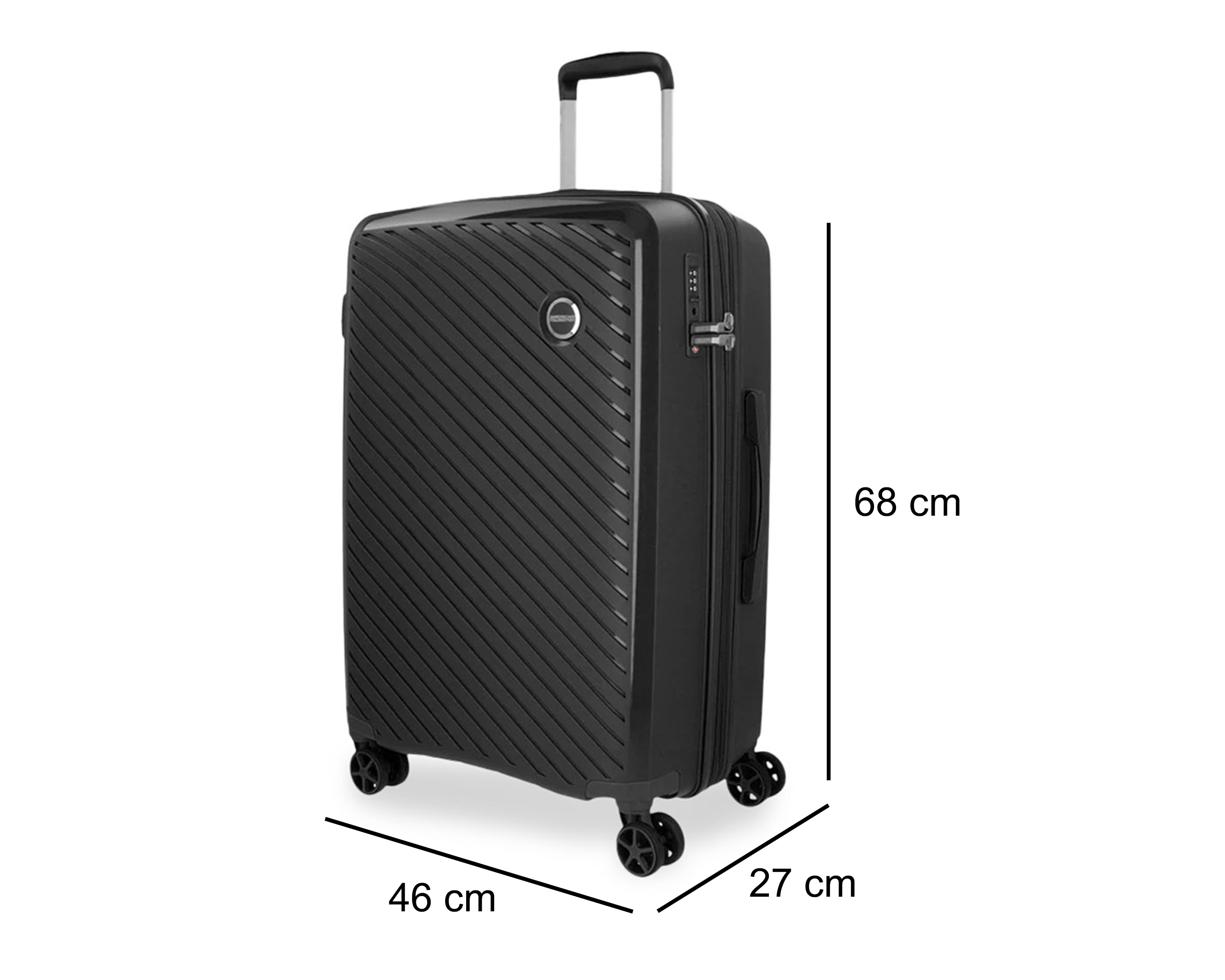 Foto 10 | Foto 10 | Maleta con Ruedas American Tourister Zanzibar 68 26 Pulgadas Negra