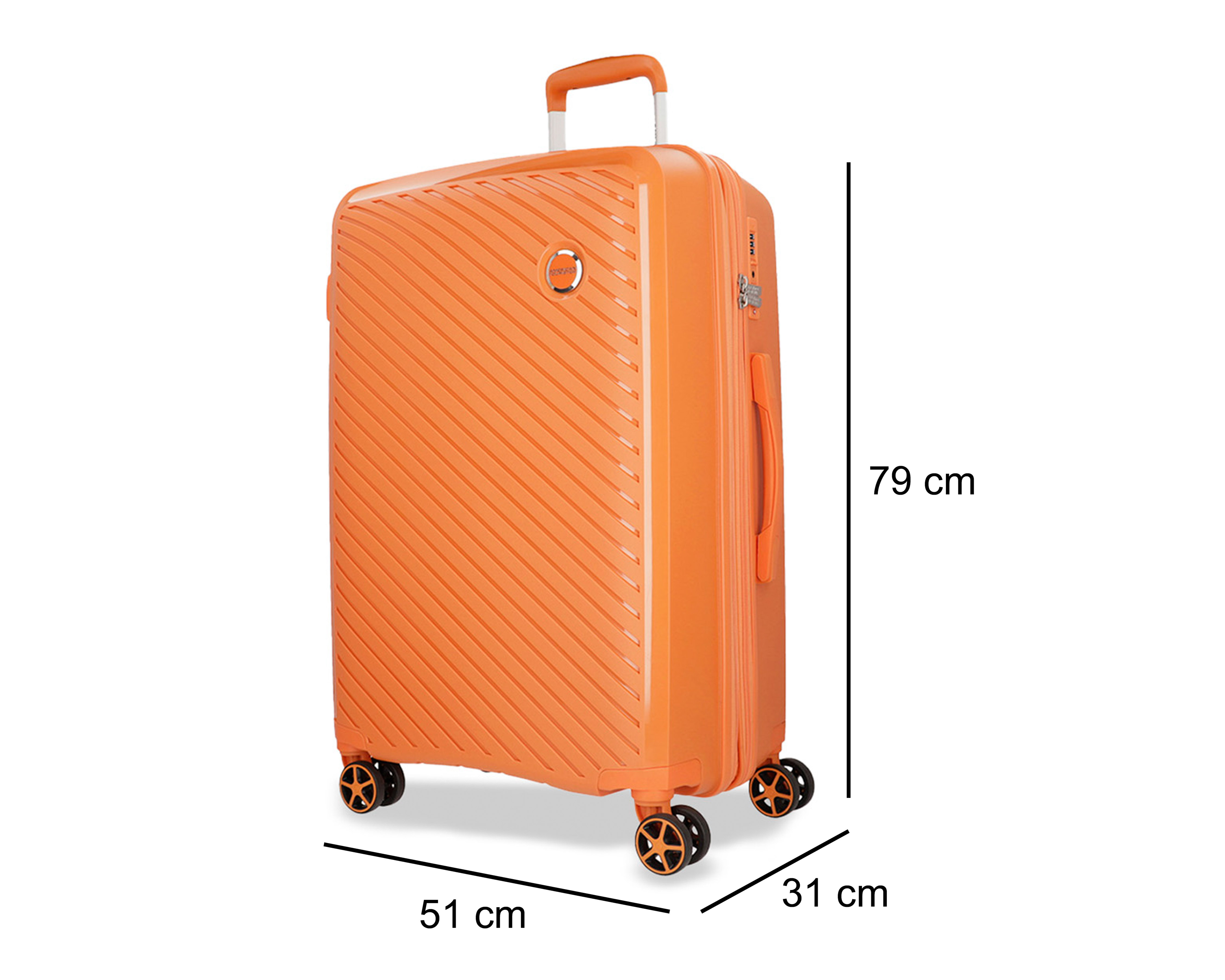 Foto 11 pulgar | Foto 10 | Maleta con Ruedas American Tourister Zanzibar 31 Pulgadas Anaranjada