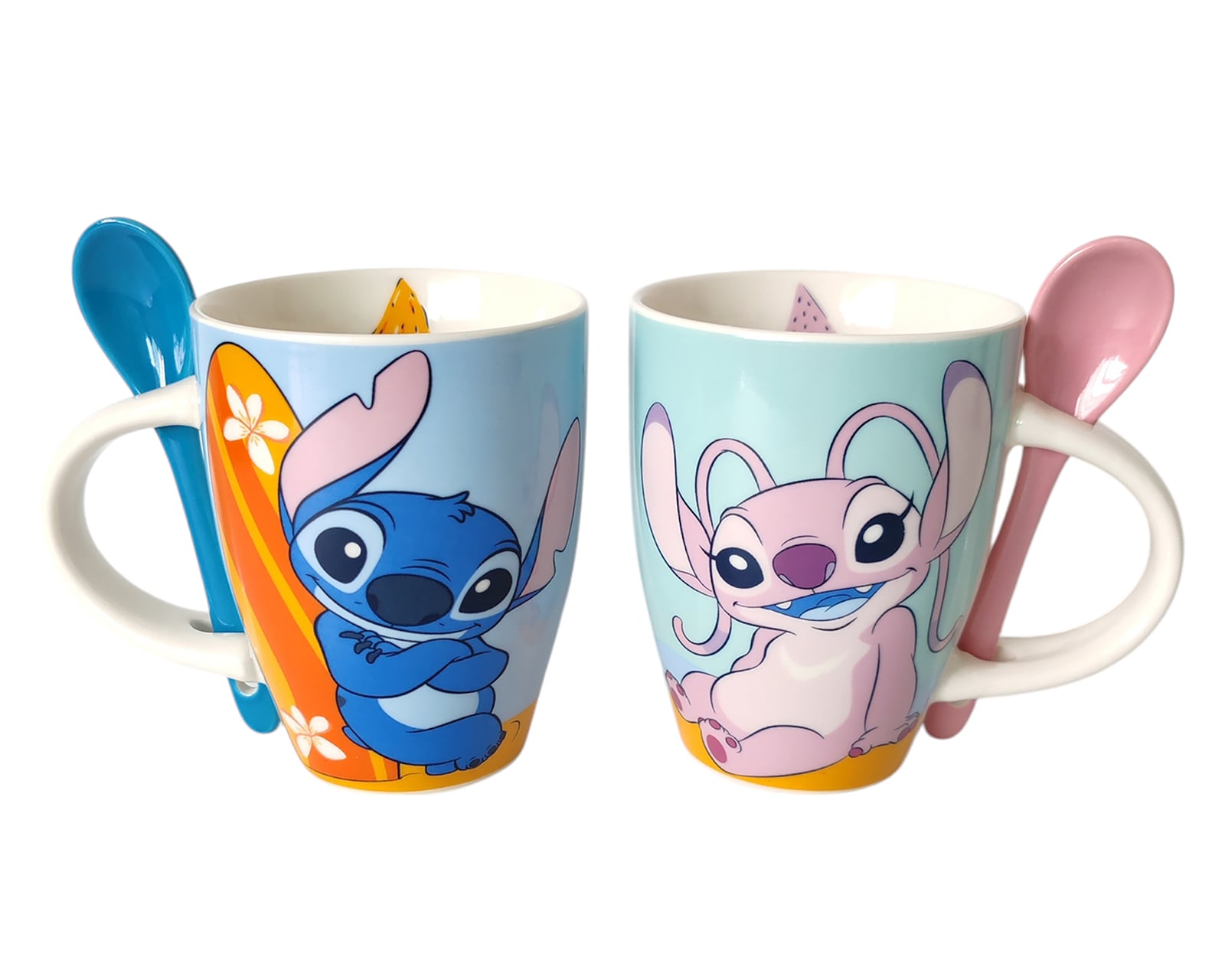Taza de Cerámica Stitch 310 ml 2 Piezas