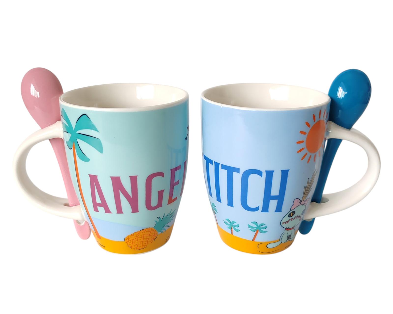 Foto 3 pulgar | Foto 2 | Taza de Cerámica Stitch 310 ml 2 Piezas