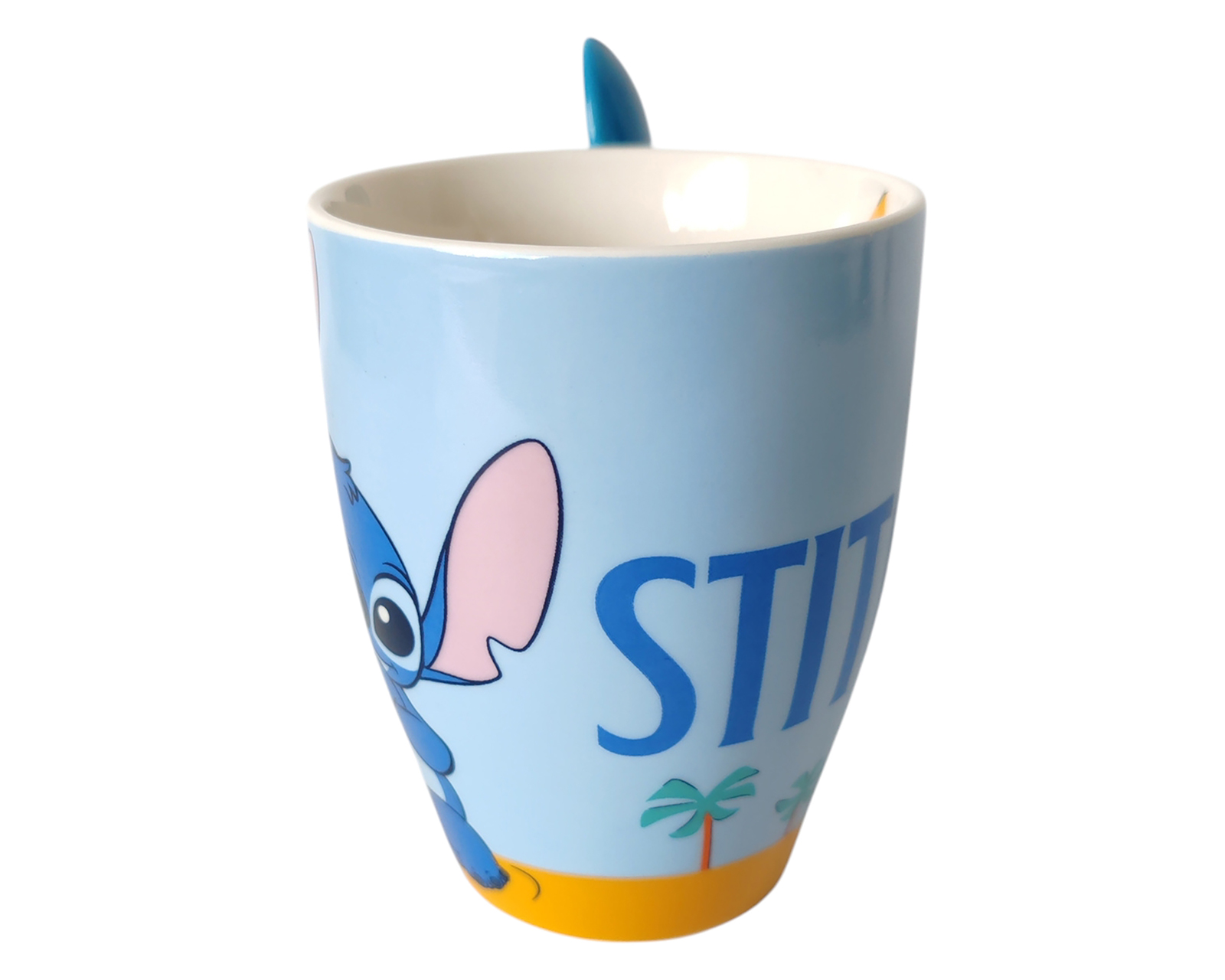 Foto 5 | Foto 5 | Taza de Cerámica Stitch 310 ml 2 Piezas