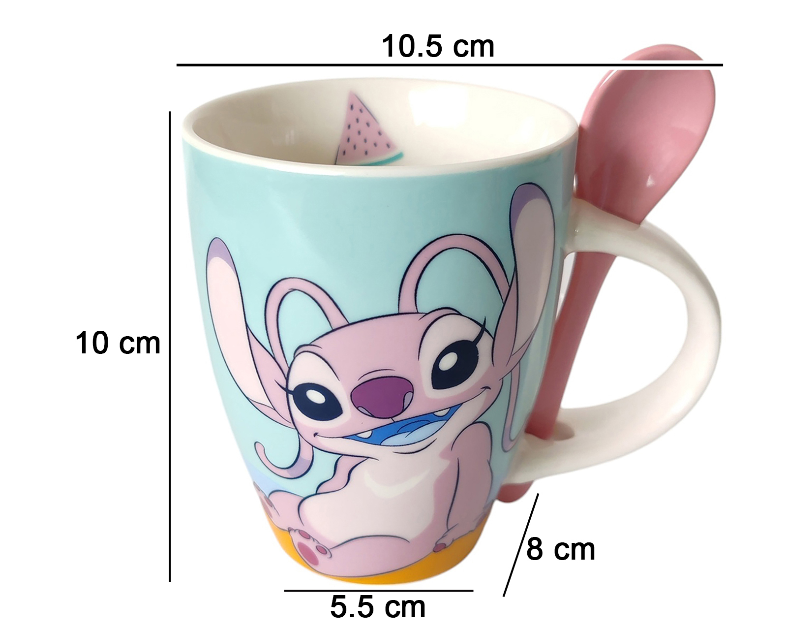 Foto 8 pulgar | Foto 7 | Taza de Cerámica Stitch 310 ml 2 Piezas