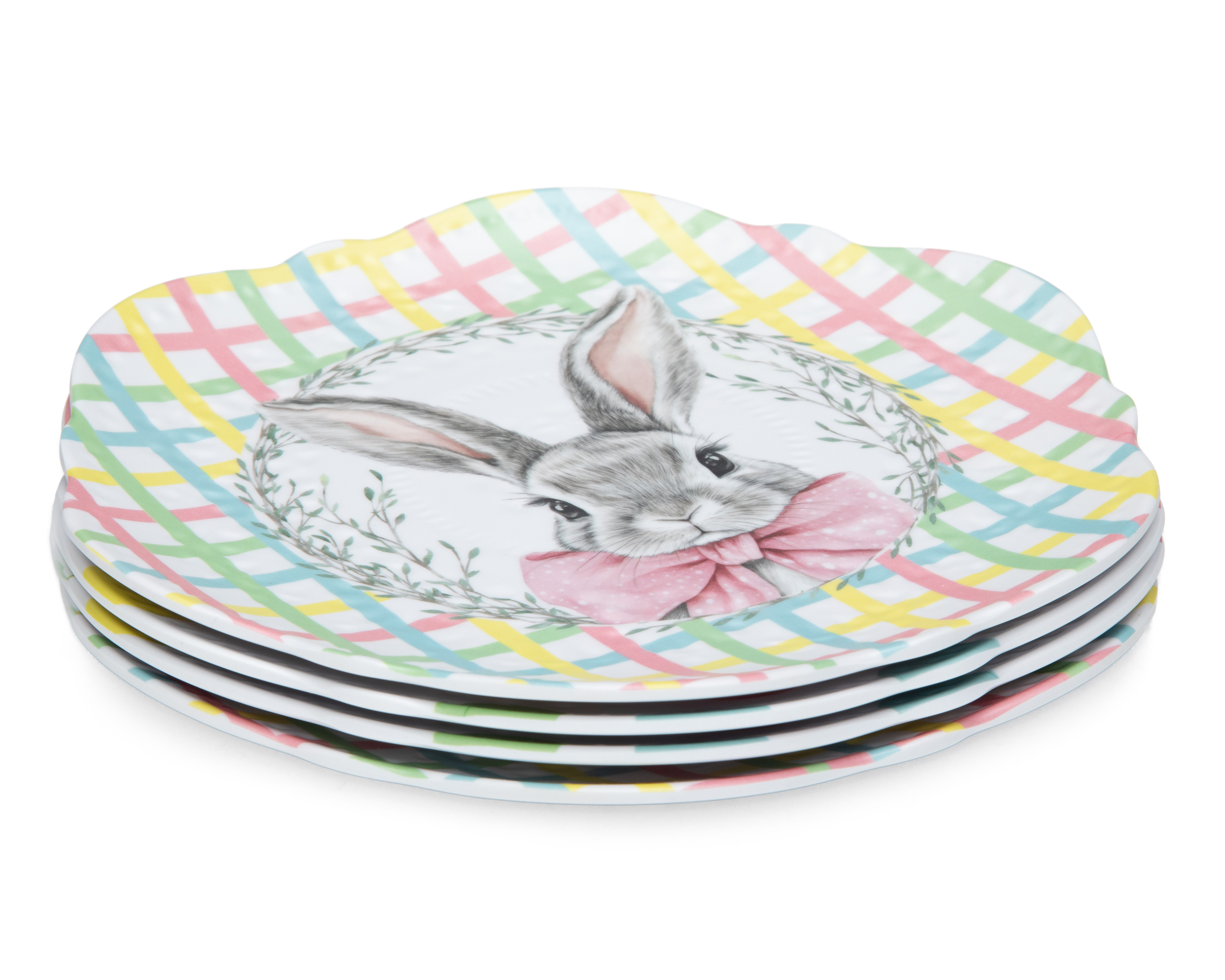 Foto 1 | Foto 1 | Plato Ensaladero de Melamina de Pascua Multicolor 4 Piezas