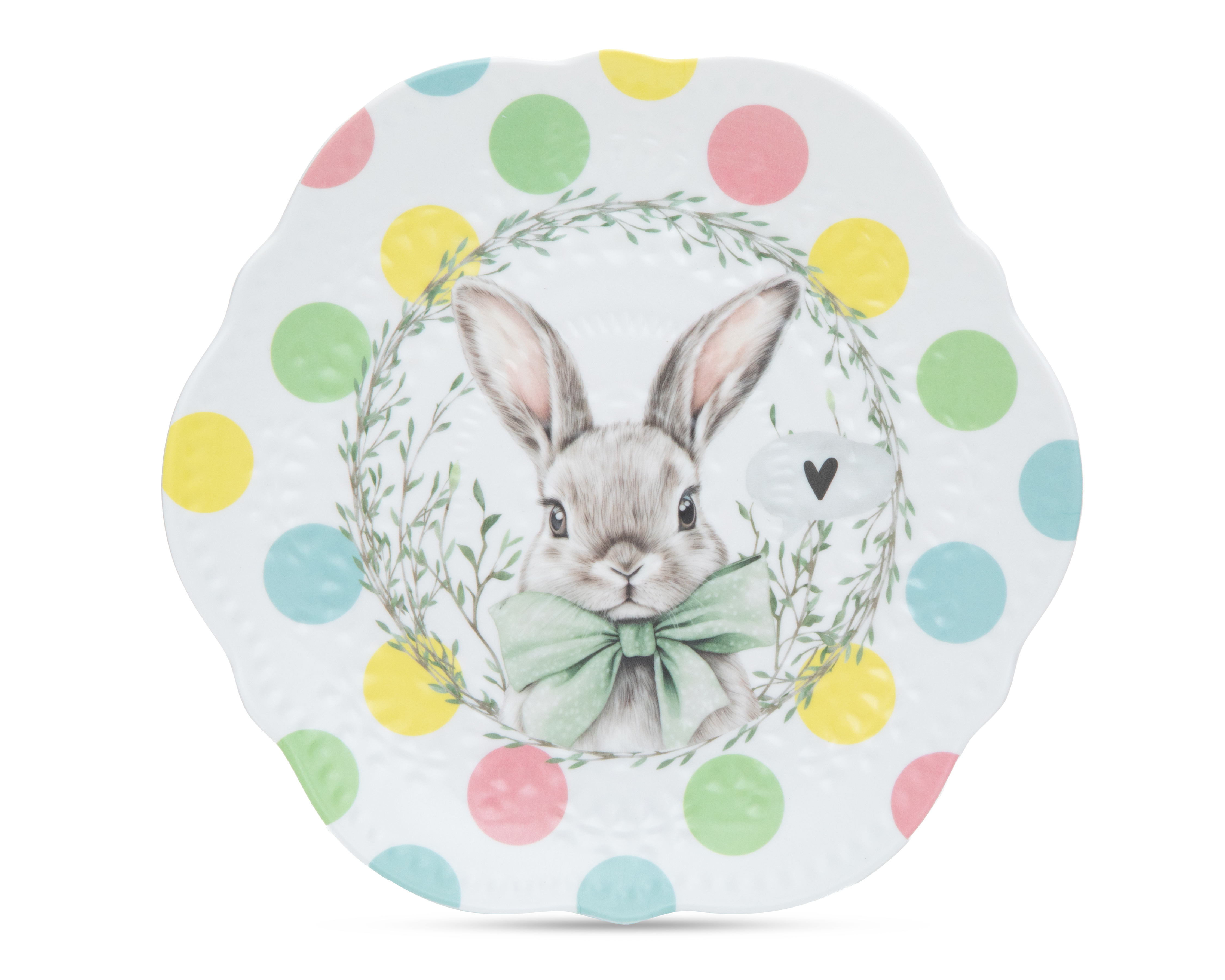 Foto 3 pulgar | Foto 2 | Plato Ensaladero de Melamina de Pascua Multicolor 4 Piezas