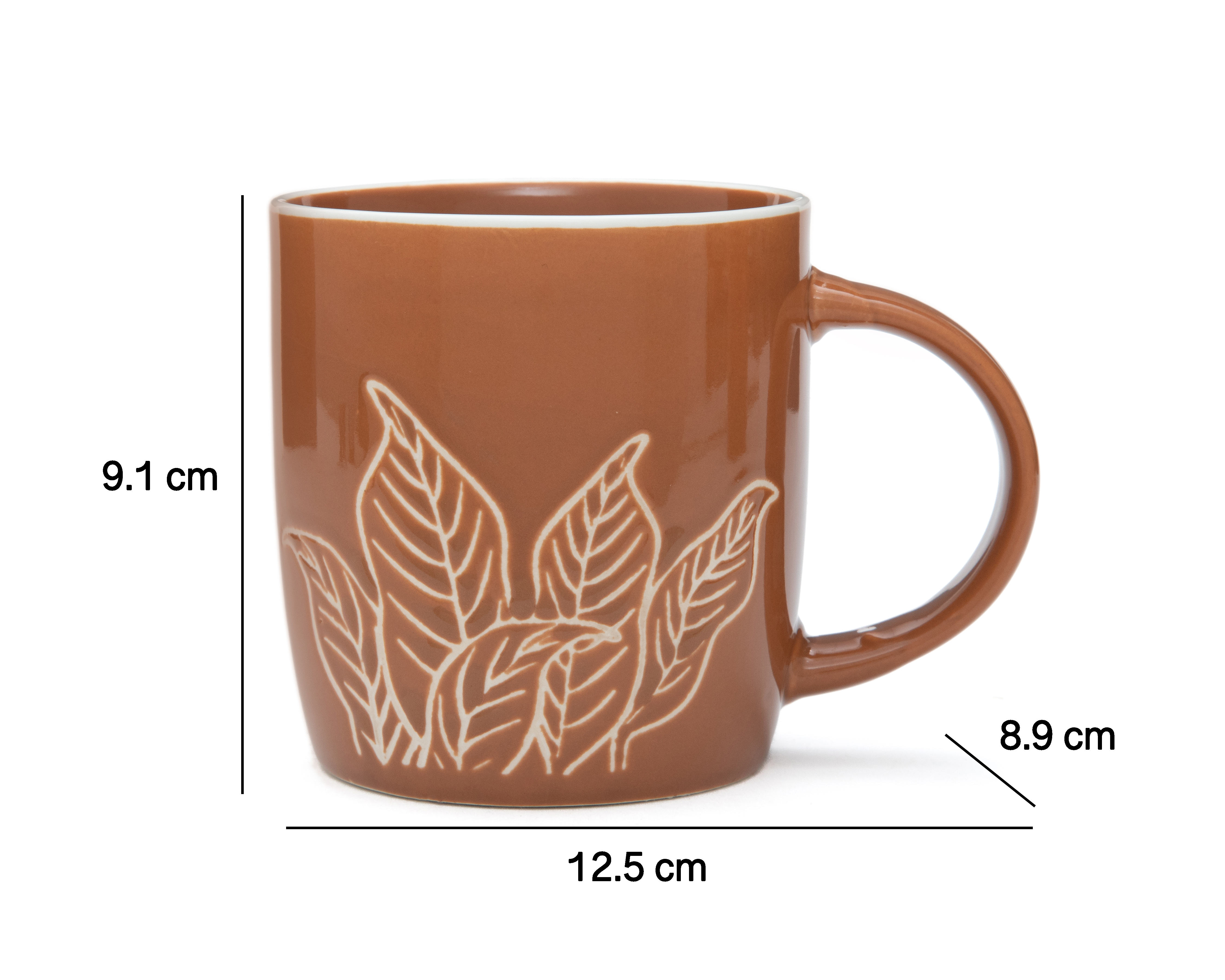 Foto 6 pulgar | Foto 5 | Taza de Porcelana Crown Baccara 380 ml 2 Piezas