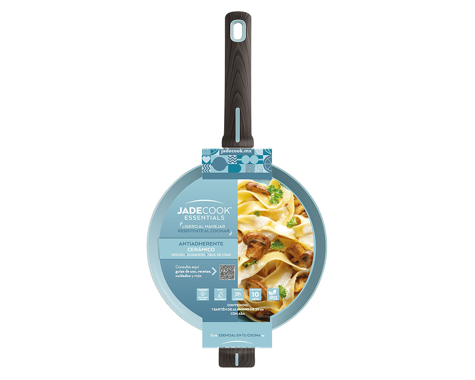 Foto 4 | Foto 4 | Sartén Jade Cook Jade Essentials de Aluminio con Antiadherente 30 cm