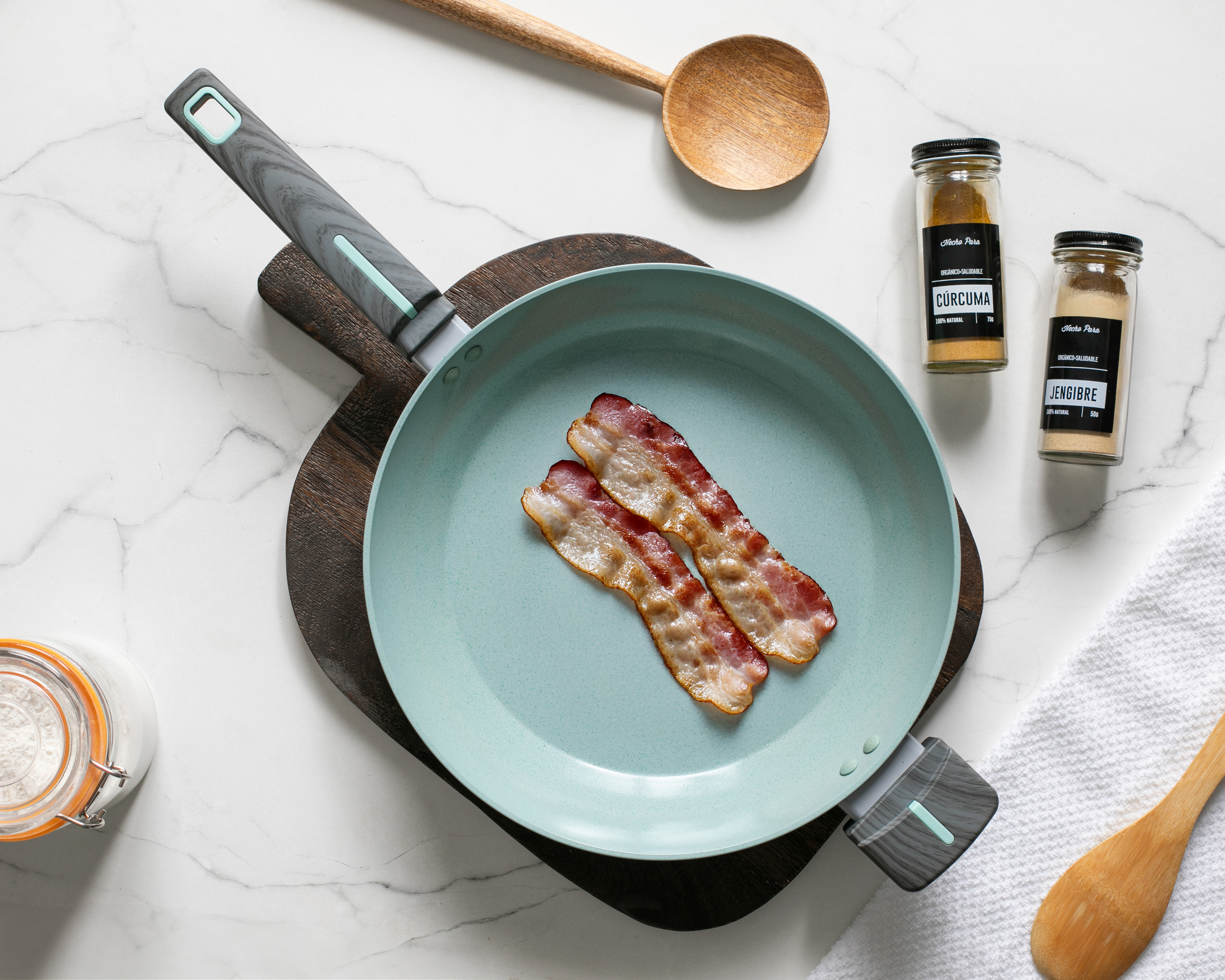 Foto 5 | Foto 5 | Sartén Jade Cook Jade Essentials de Aluminio con Antiadherente 30 cm