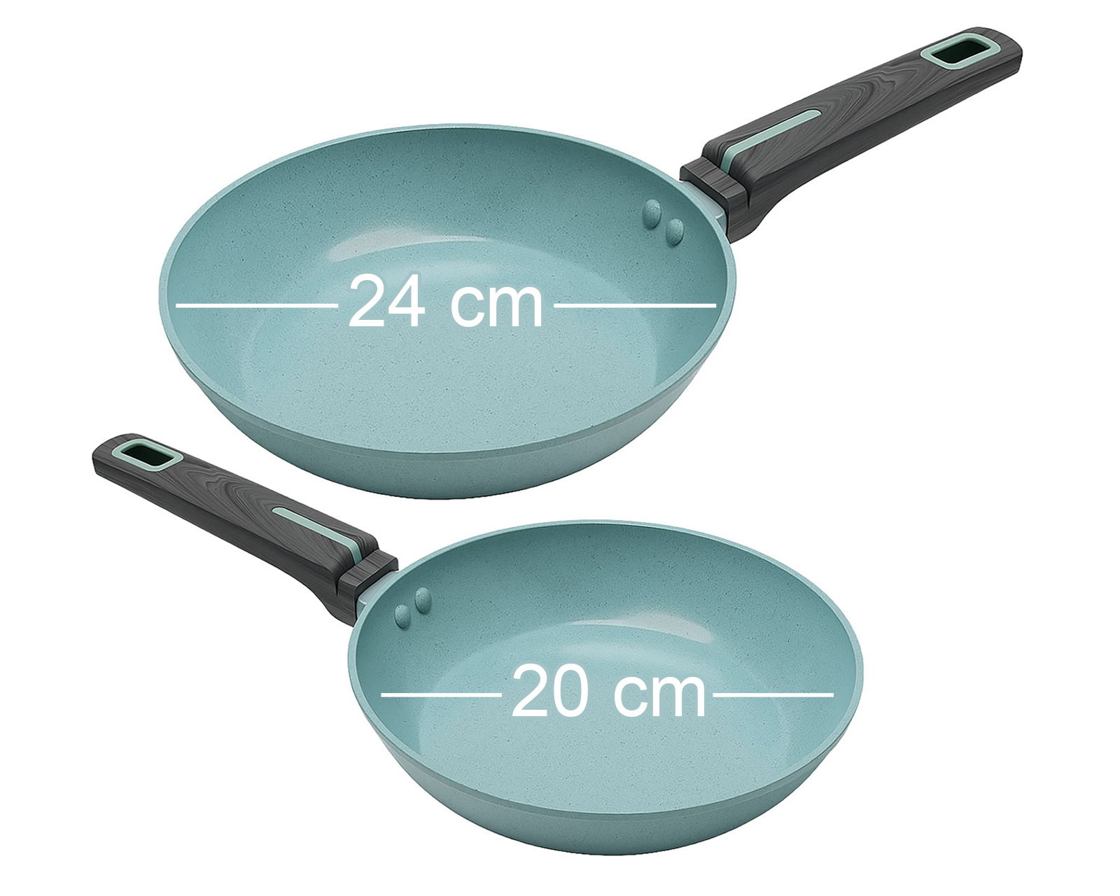 Foto 6 pulgar | Foto 5 | Juego de Sartenes Jade Cook Essentials Verde 2 Piezas