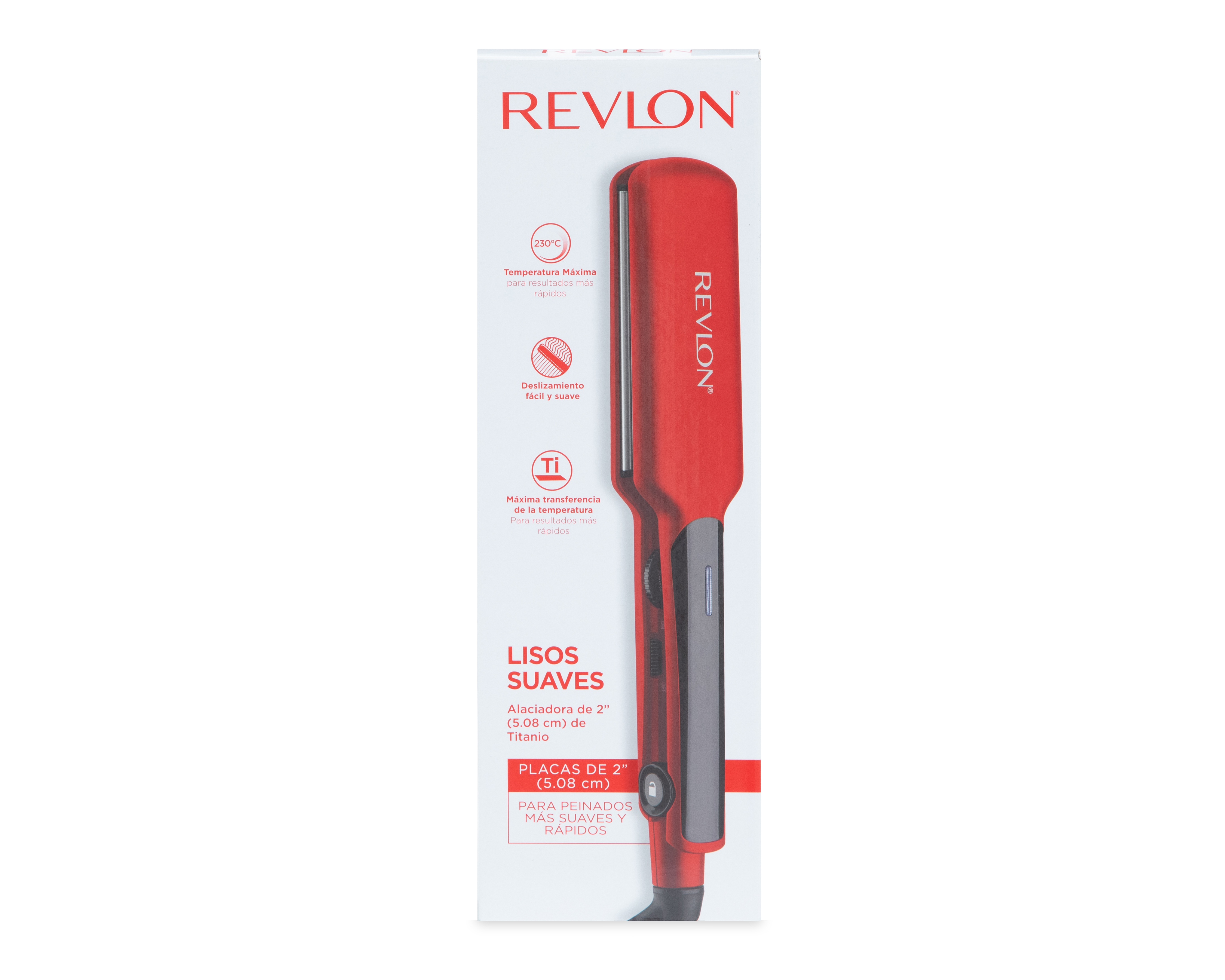 Foto 5 pulgar | Foto 4 | Plancha para Cabello Revlon Titanio 2 Pulgadas Lisos Suaves
