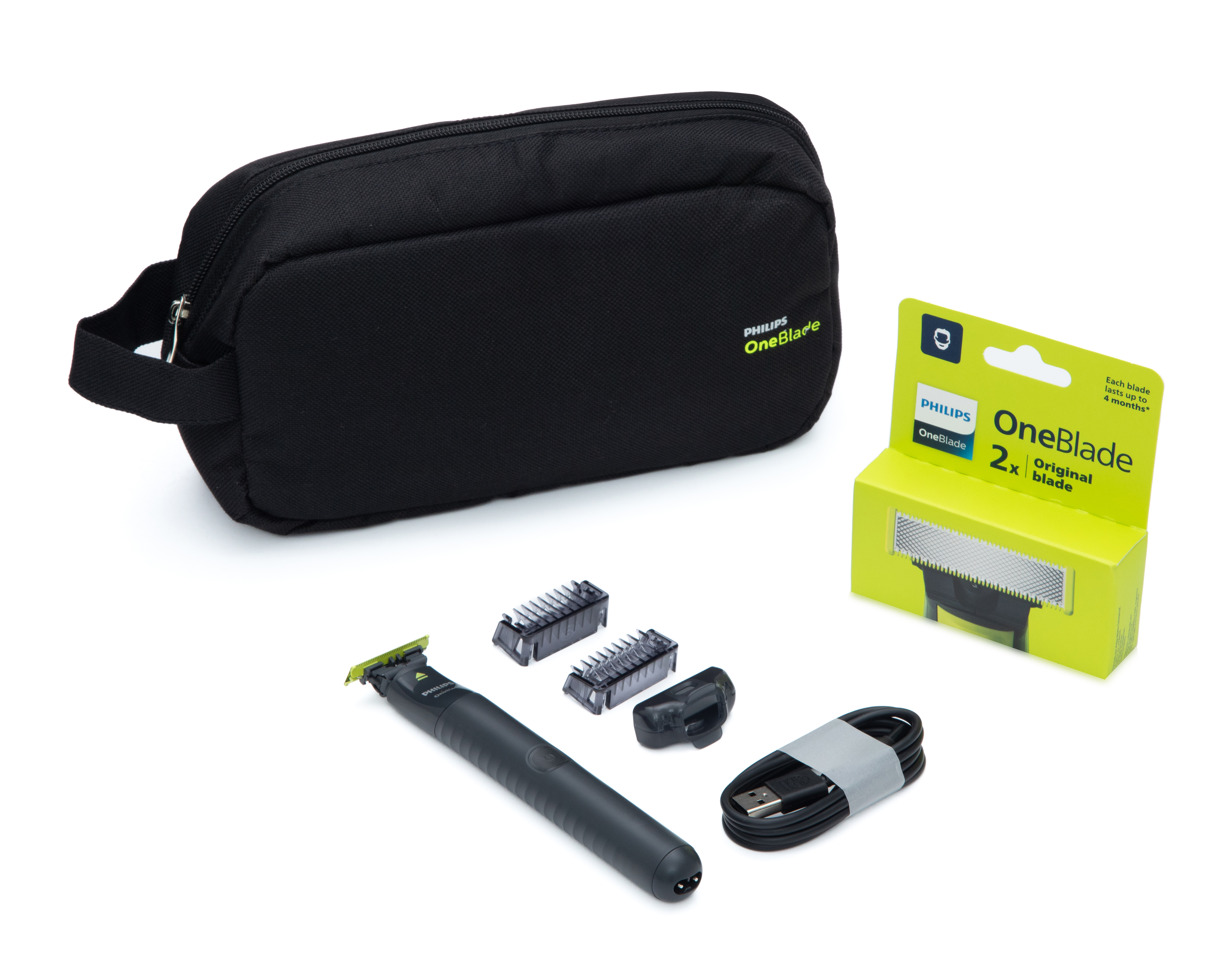 Foto 1 | Foto 1 | Recortadora Recargable Philips OneBlade con Estuche 7 Piezas