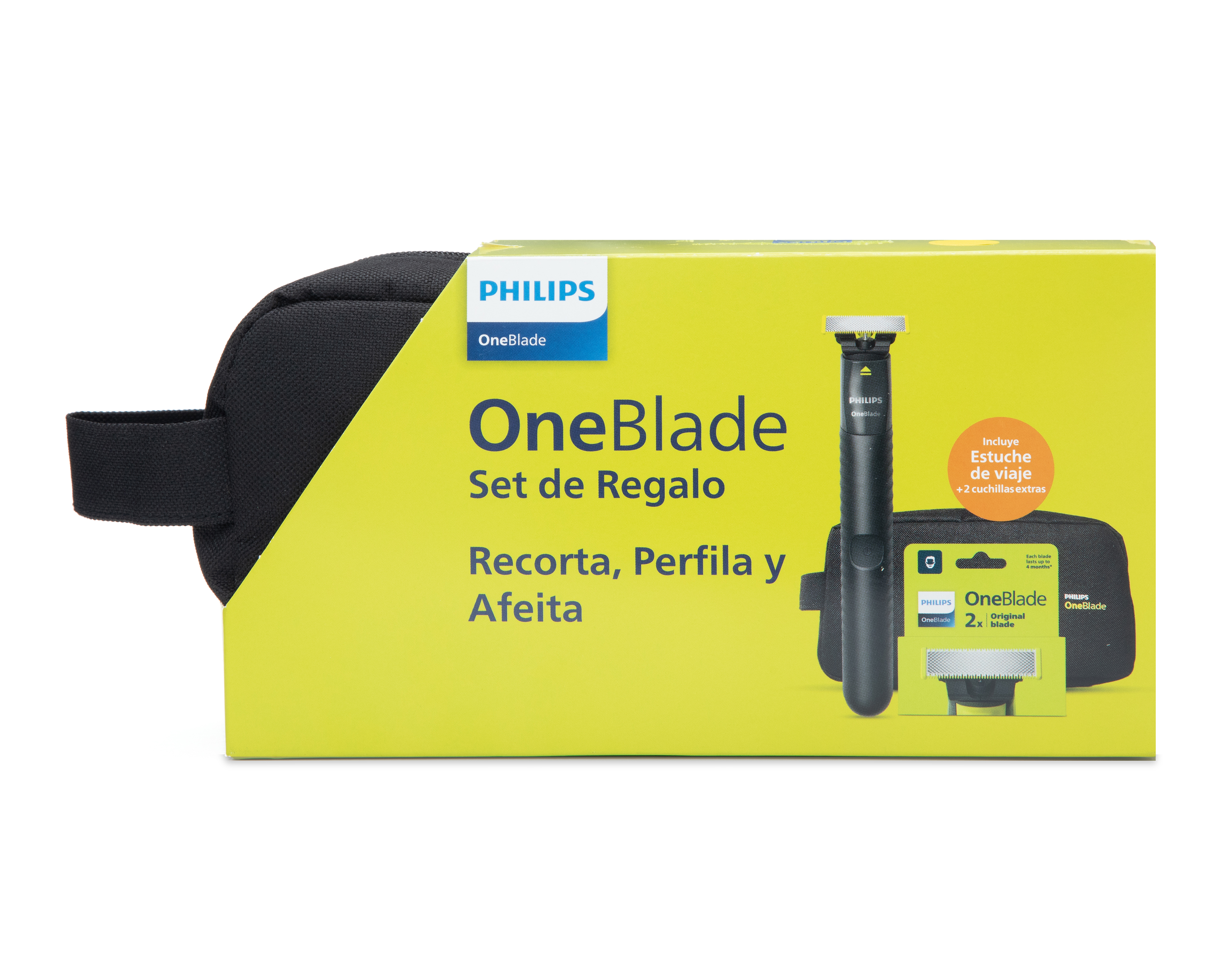 Foto 6 | Foto 6 | Recortadora Recargable Philips OneBlade con Estuche 7 Piezas