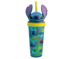 Vaso con Popote de Plástico Fun Kids 532 ml