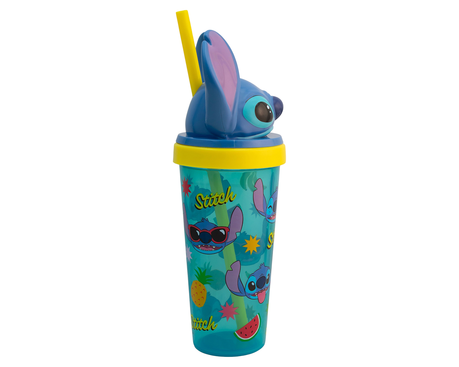 Foto 3 | Foto 3 | Vaso con Popote de Plástico Fun Kids 532 ml