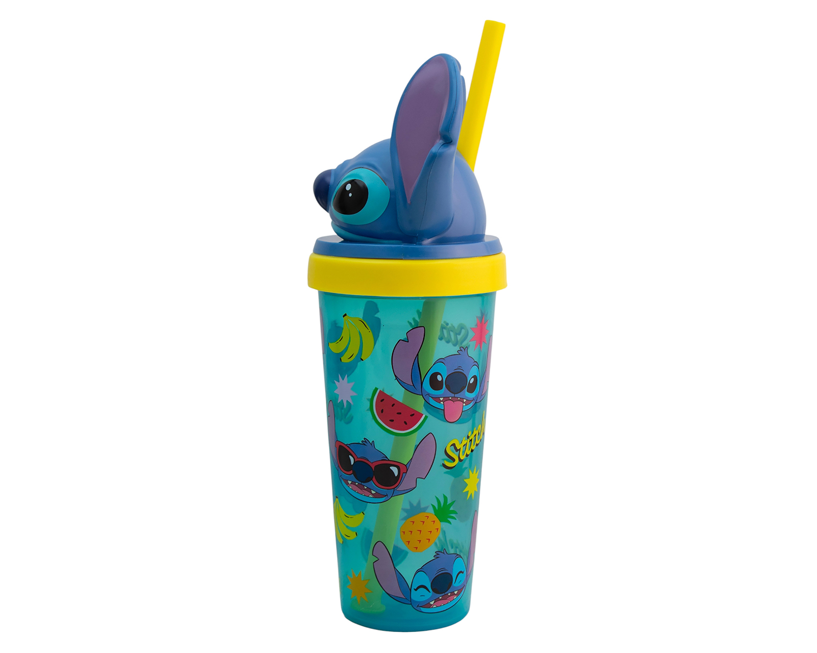 Foto 4 | Foto 4 | Vaso con Popote de Plástico Fun Kids 532 ml