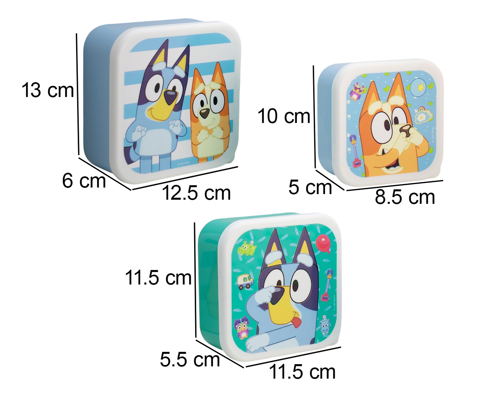 Foto 6 | Foto 6 | Contenedor de Plástico Fun Kids 3 Piezas