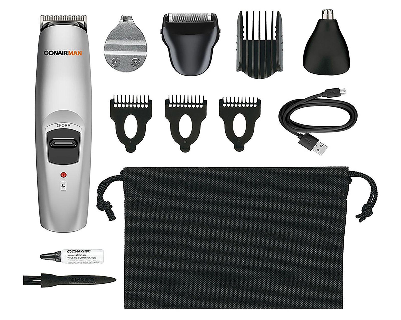 Foto 3 | Foto 3 | Recortadora Recargable Conair GMT189UES para Barba y Bigote 13 Piezas