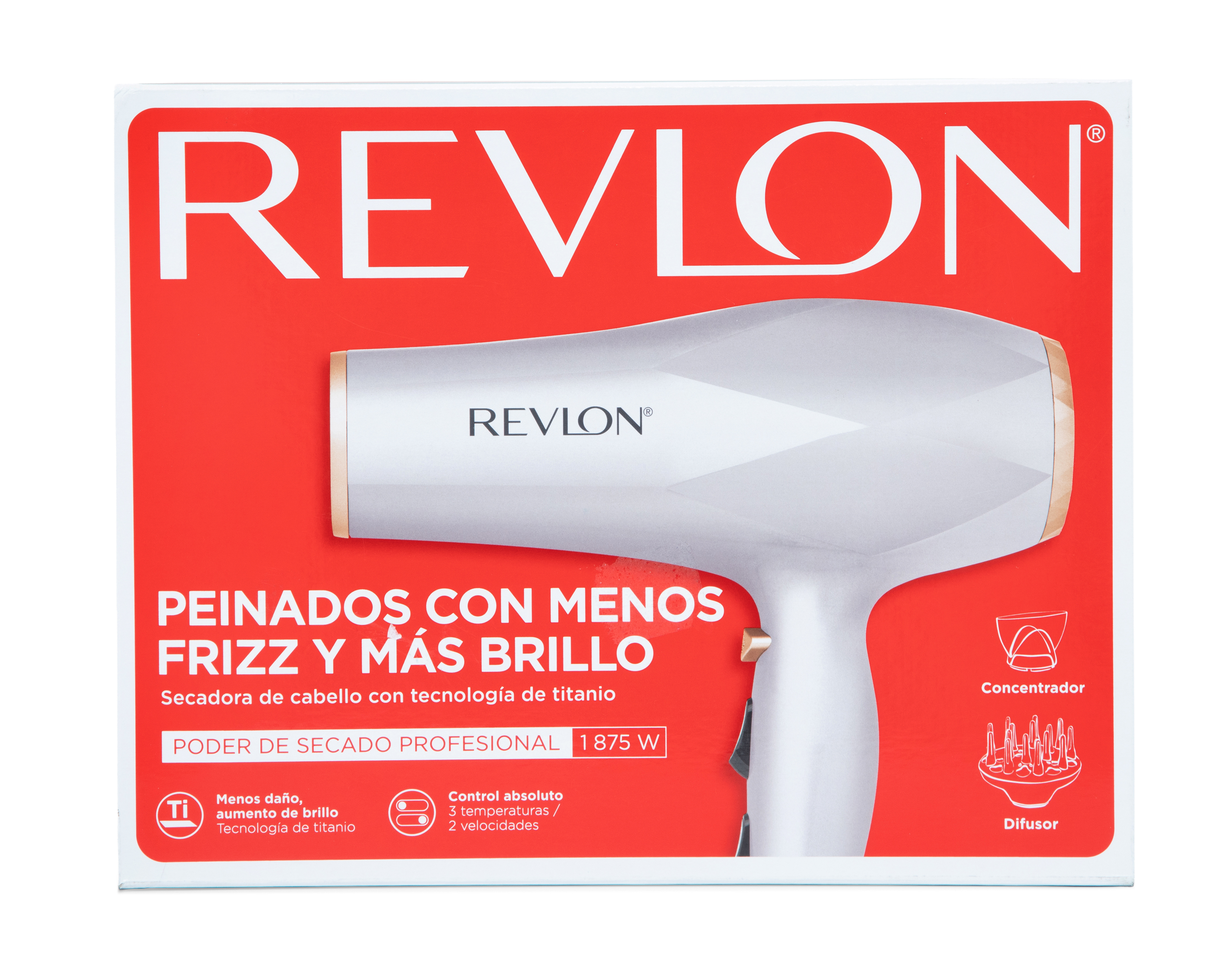 Foto 7 pulgar | Foto 6 | Secadora de Cabello Revlon Salon Titanium 2 Velocidades