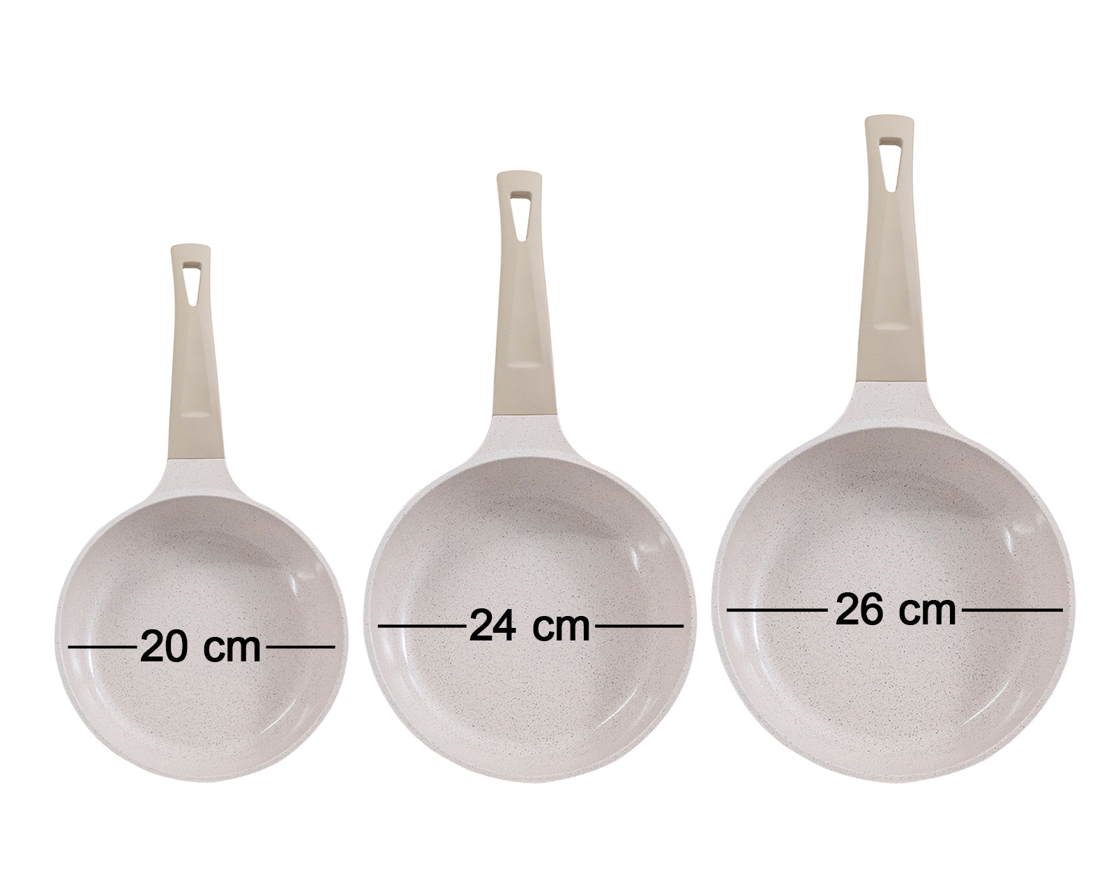 Foto 5 | Foto 5 | Juego de Sartenes Alpro de Aluminio 3 Piezas