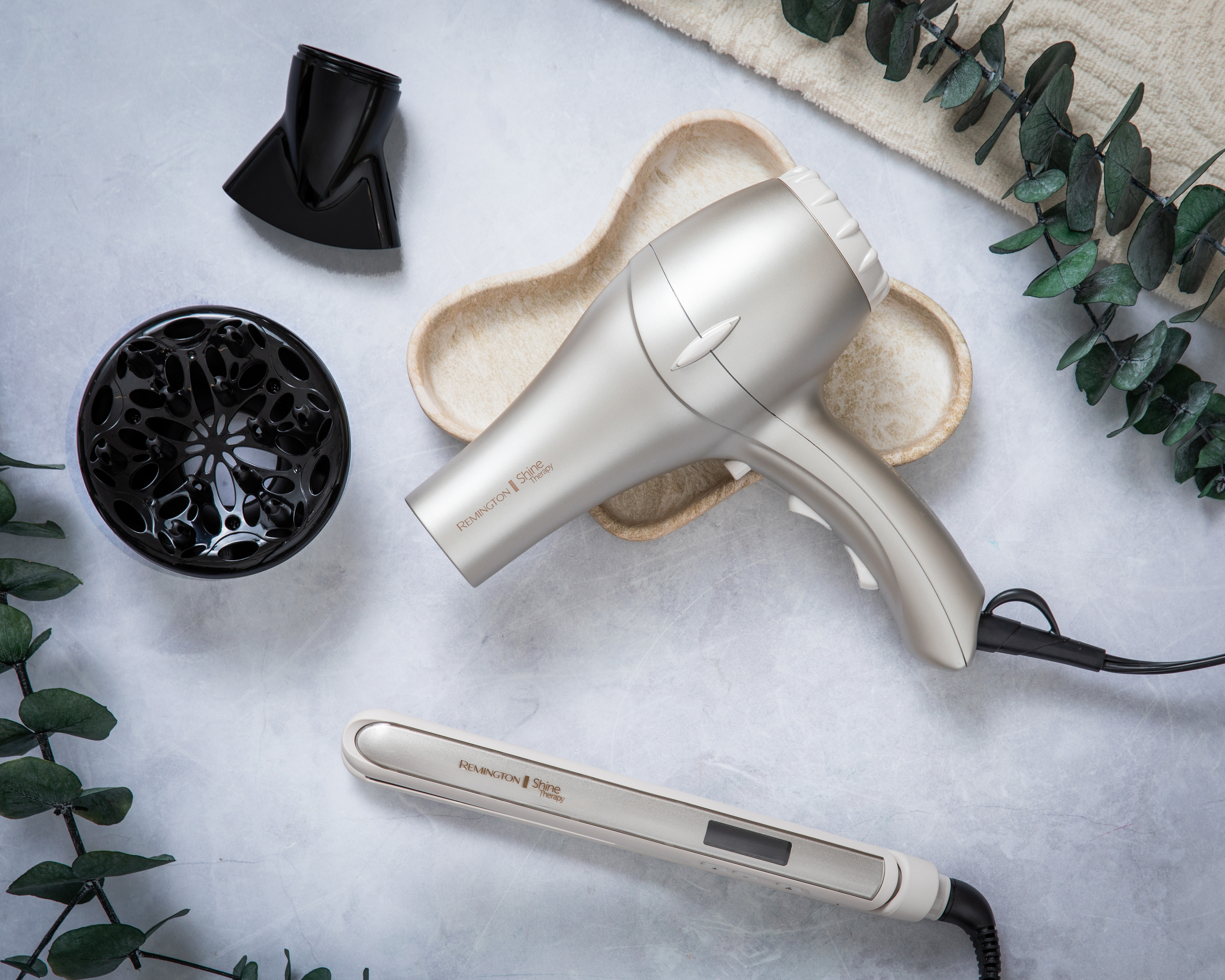 Foto 8 | Foto 8 | Combo de Plancha y Secadora para Cabello Remington Shine Therapy Keratina y Aceite de Argán