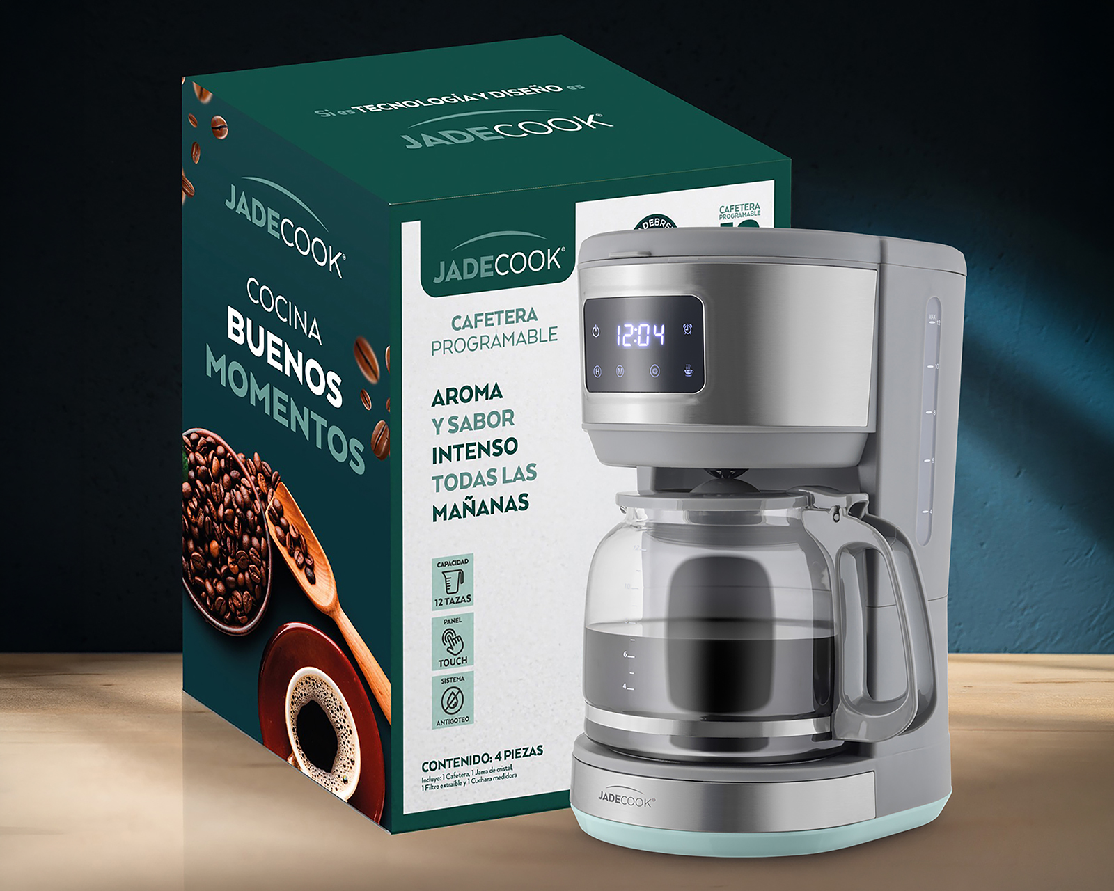 Foto 9 pulgar | Foto 8 | Cafetera Jade Cook 12 Tazas