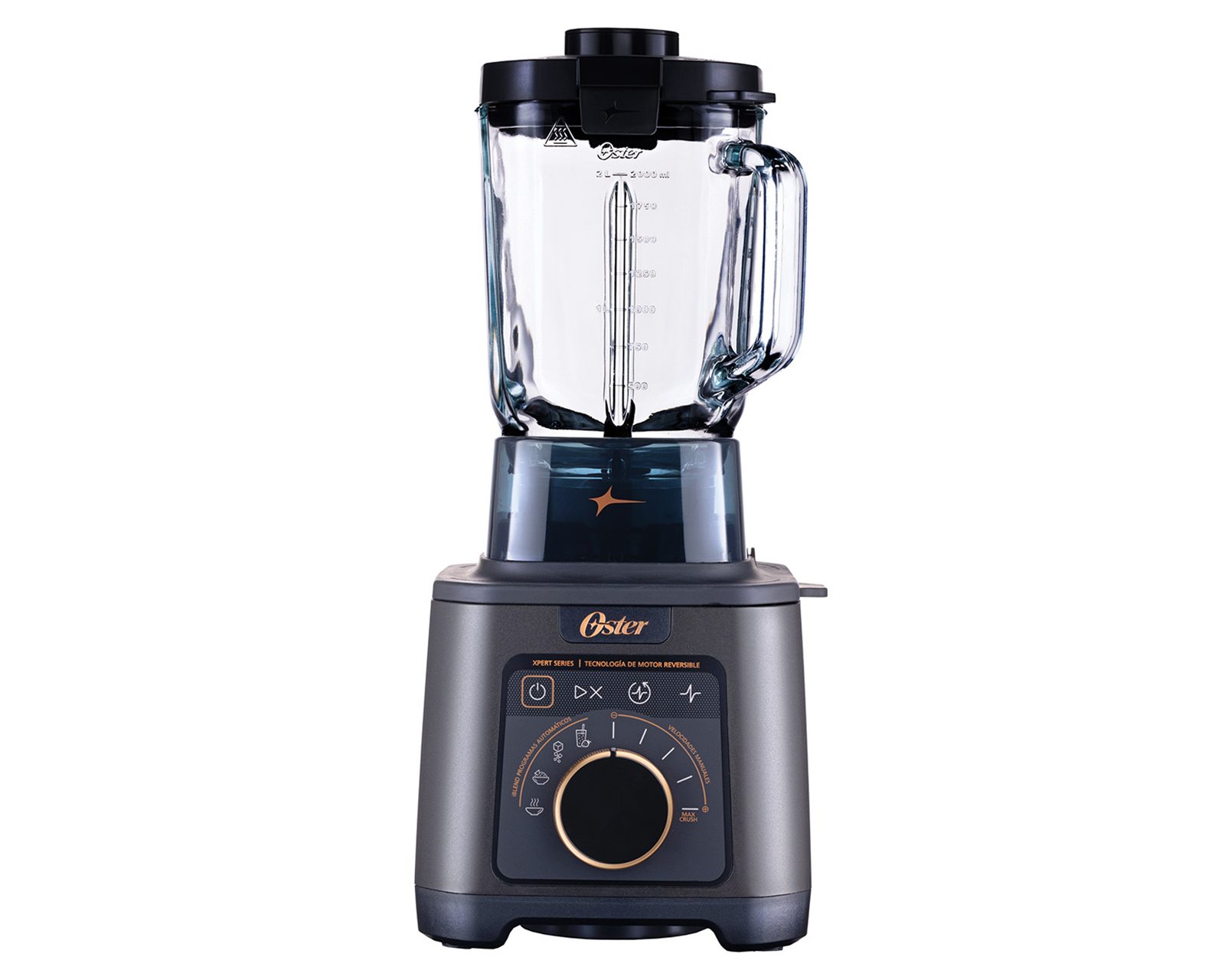 Foto 2 | Foto 2 | Licuadora Oster Titán Max Crush 5 Velocidades con Vaso de Vidrio y Accesorios