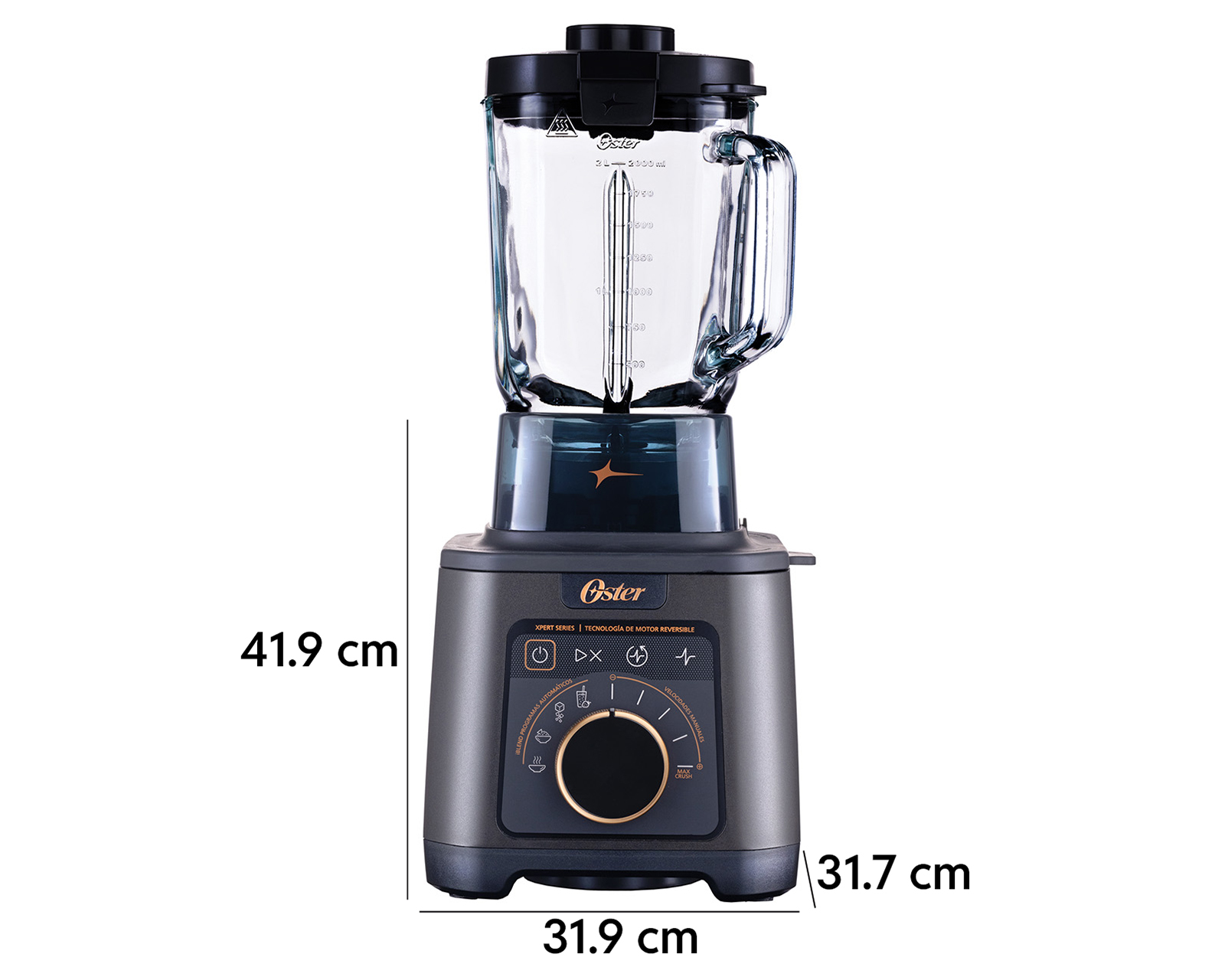 Foto 5 | Foto 5 | Licuadora Oster Titán Max Crush 5 Velocidades con Vaso de Vidrio y Accesorios