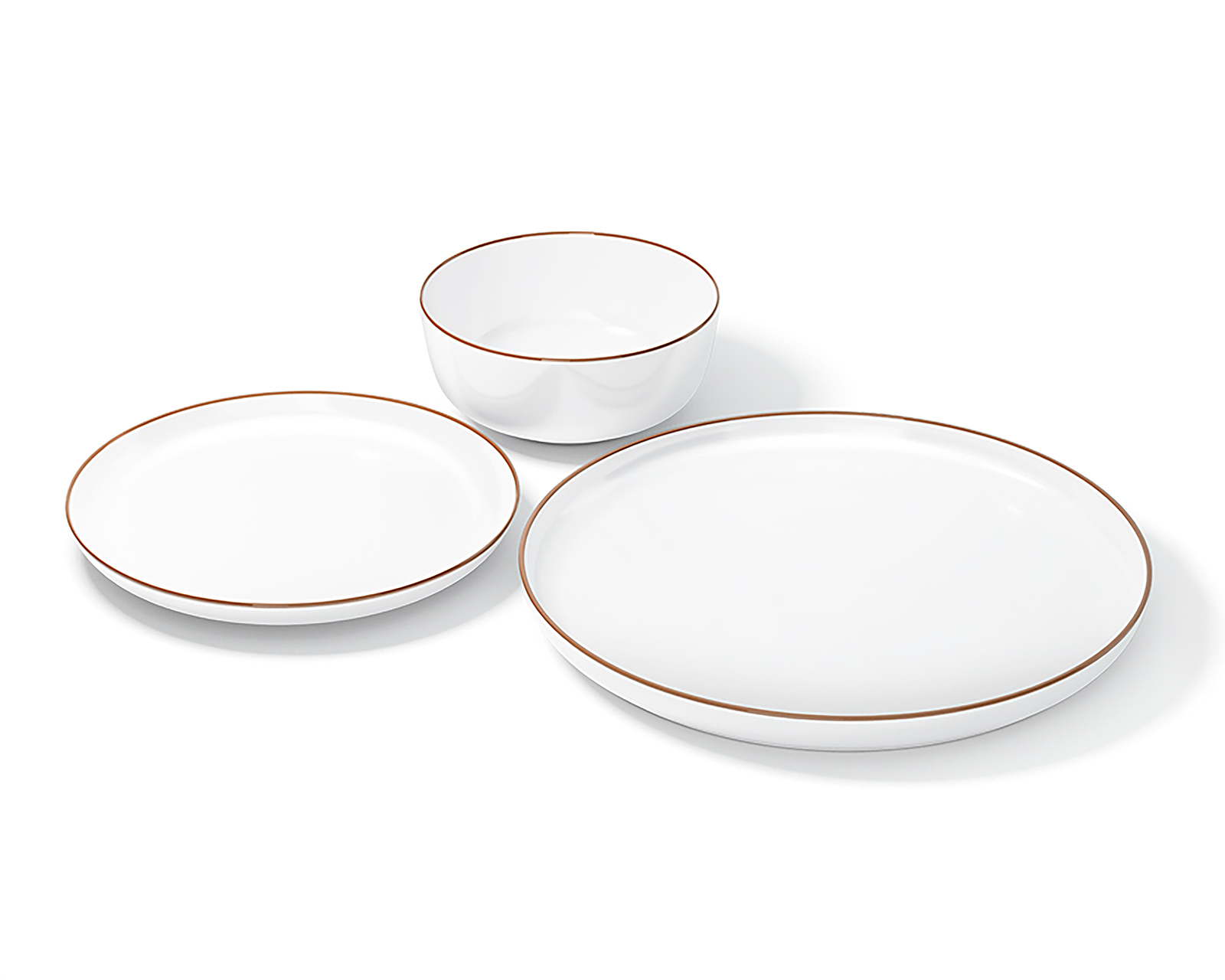 Foto 3 pulgar | Foto 2 | Vajilla de Porcelana Blanca 4 Personas 12 Piezas