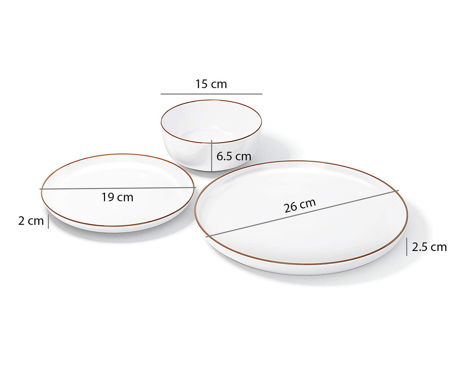 Foto 8 pulgar | Foto 7 | Vajilla de Porcelana Blanca 4 Personas 12 Piezas