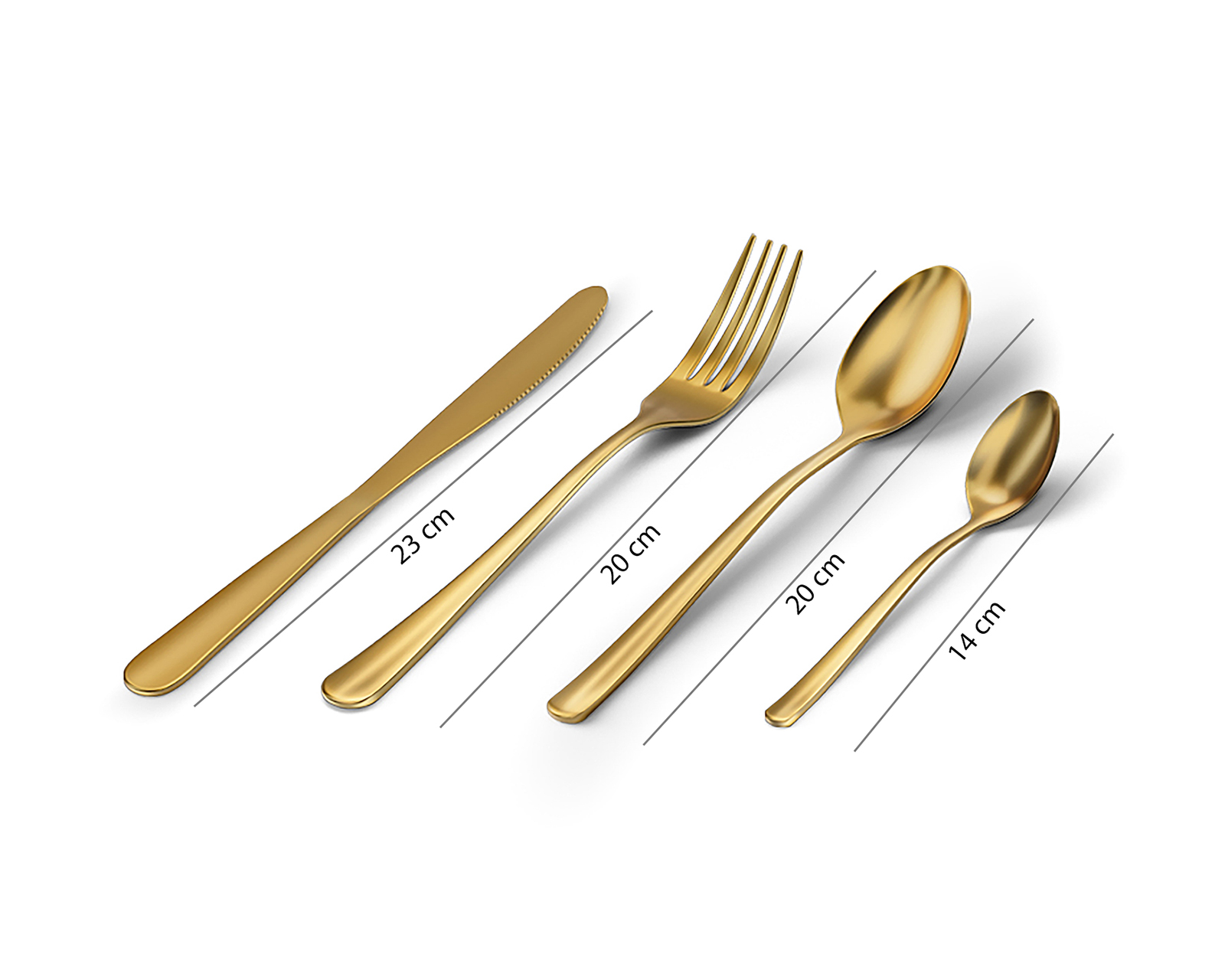 Foto 8 pulgar | Foto 7 | Juego de Cubiertos Home Space Dorado 16 Piezas