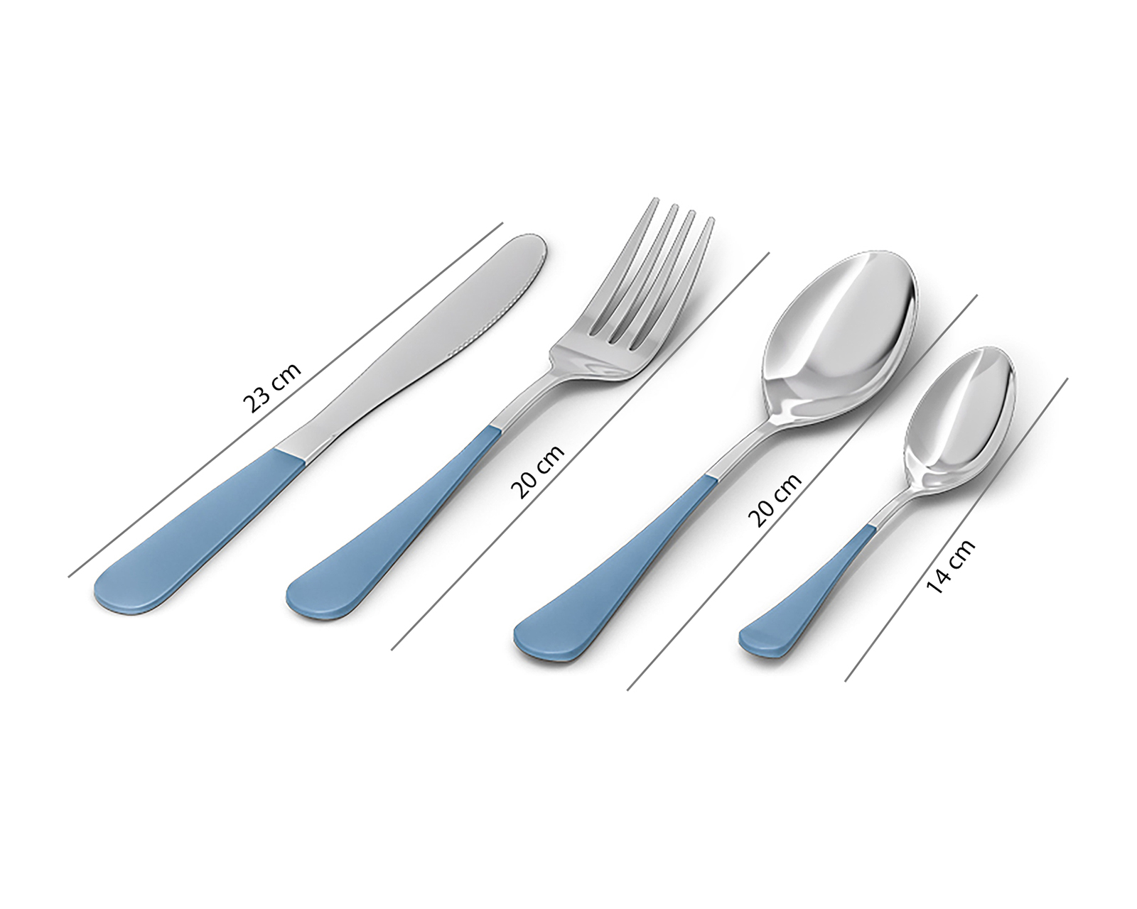 Foto 8 pulgar | Foto 7 | Juego de Cubiertos Home Space Plateado 16 Piezas