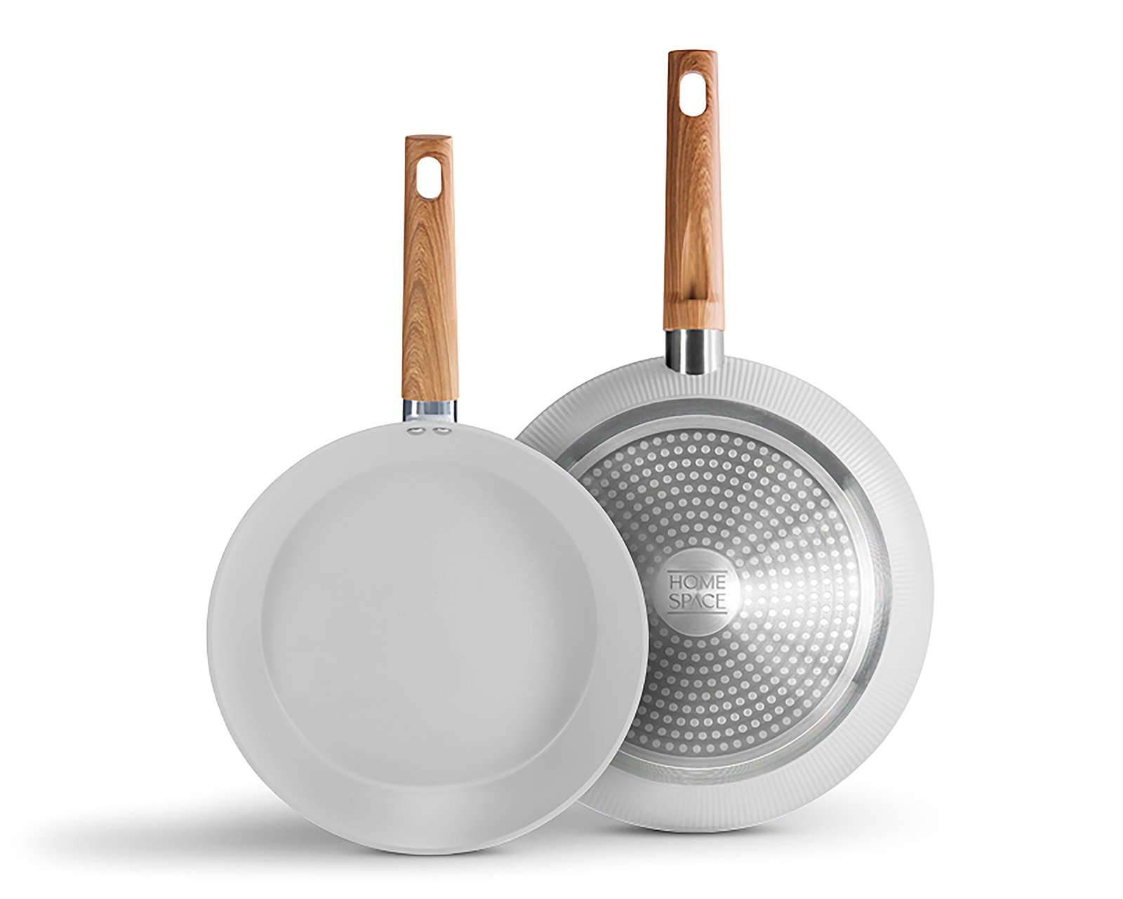 Foto 2 pulgar | Foto 1 | Juego de Sartenes Home Space Antiadherentes 2 Piezas