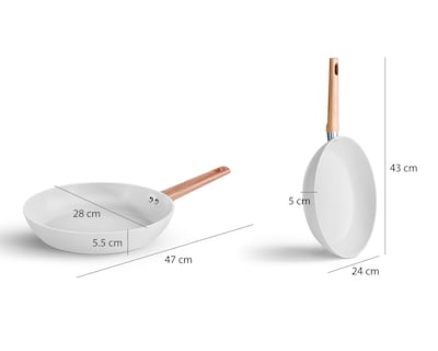 Foto 7 | Foto 7 | Juego de Sartenes Home Space Antiadherentes 2 Piezas