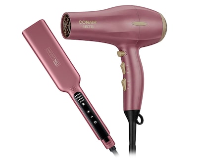 Foto 1 | Foto 1 | Combo de Secadora y Alaciadora para Cabello Conair CB530PP Rosa