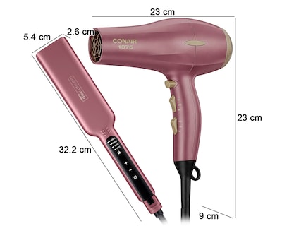 Foto 6 | Foto 6 | Combo de Secadora y Alaciadora para Cabello Conair CB530PP Rosa
