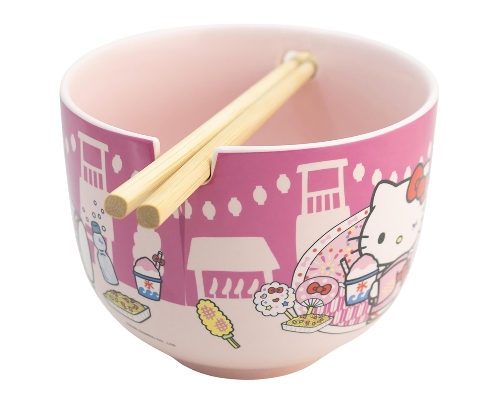 Foto 5 pulgar | Foto 4 | Bowl Fun Kids Hello Kitty 600 ml con Palillos y Cuchara