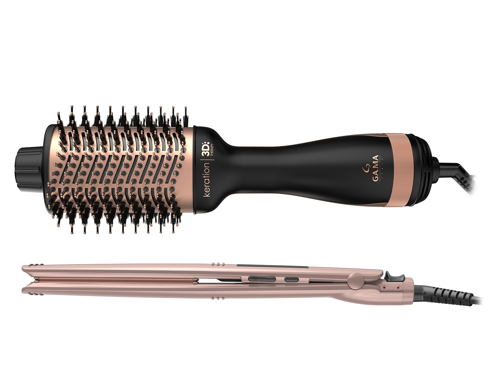 Foto 4 pulgar | Foto 3 | Combo de Cepillo y Alaciadora para Cabello Gama Italy Keration Rosa
