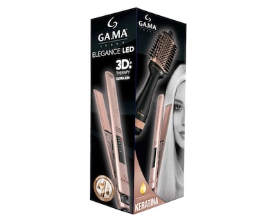 Foto 4 | Foto 4 | Combo de Cepillo y Alaciadora para Cabello Gama Italy Keration Rosa